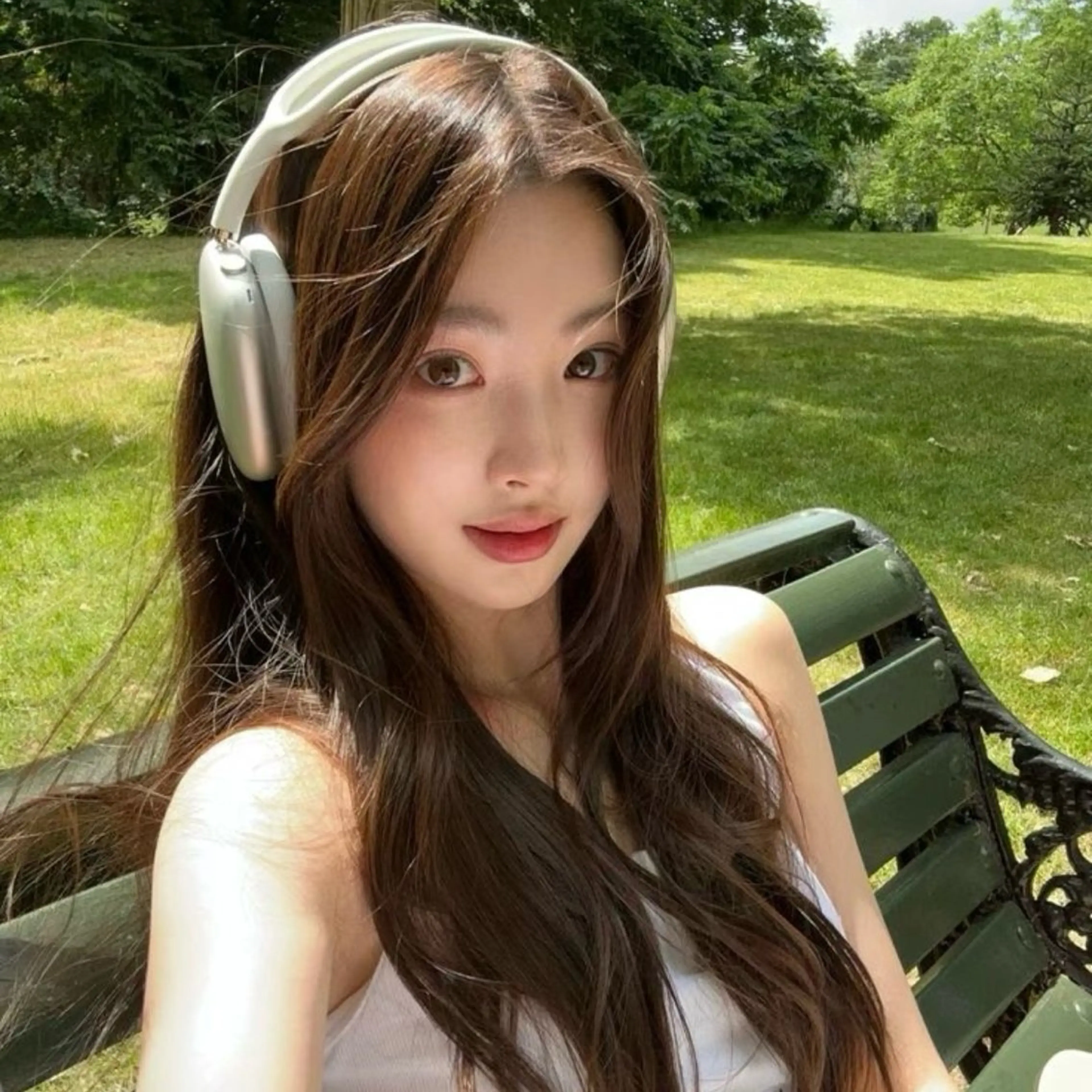 ロング カラー 🤍ベージュ/透明感 韓国ヘア/まりん🤍のヘアスタイル