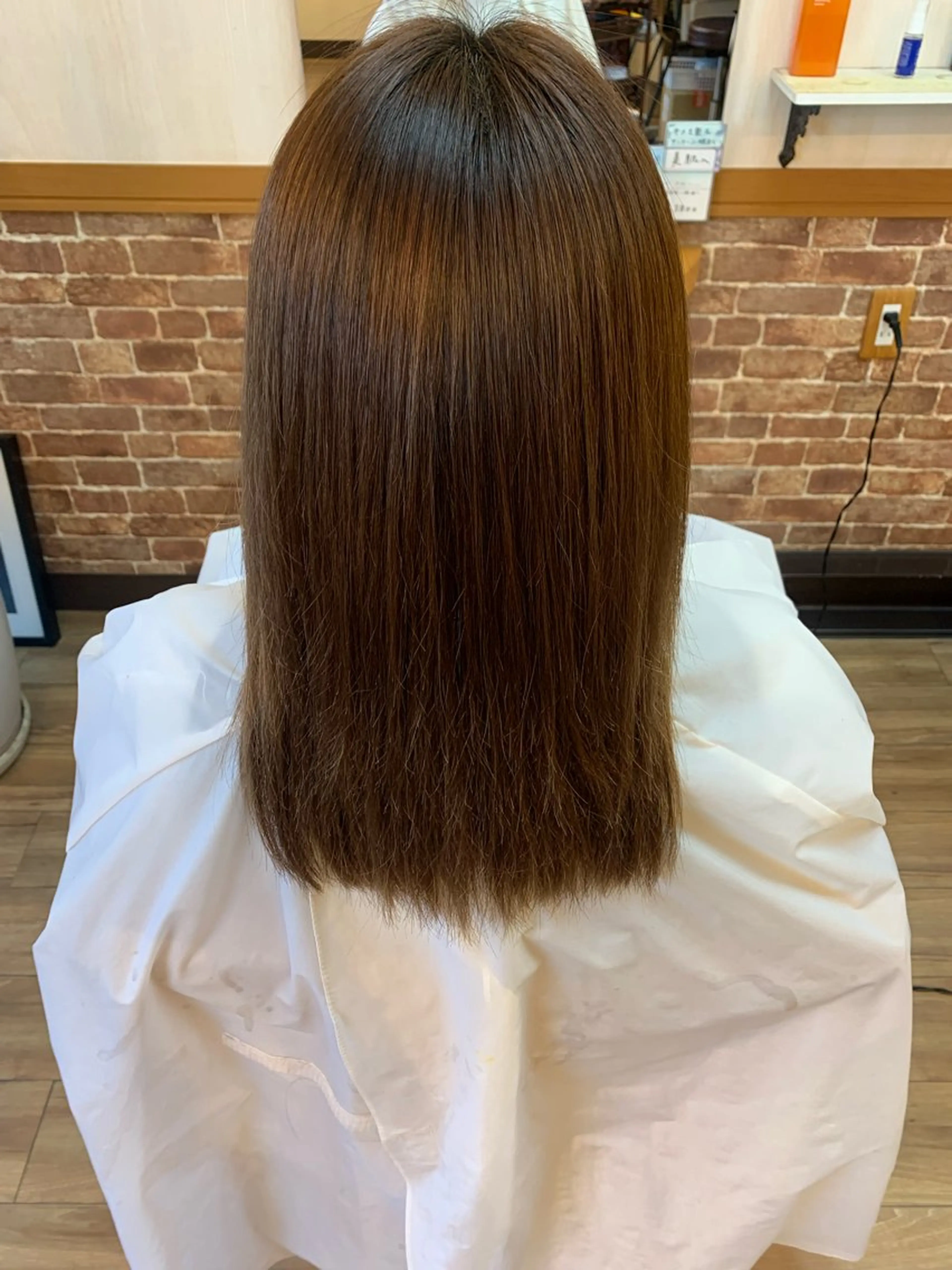 ロング 縮毛矯正 縮毛矯正 lleno所属・Honami ⋆☽ 縮毛矯正モデル募集中のヘアスタイル