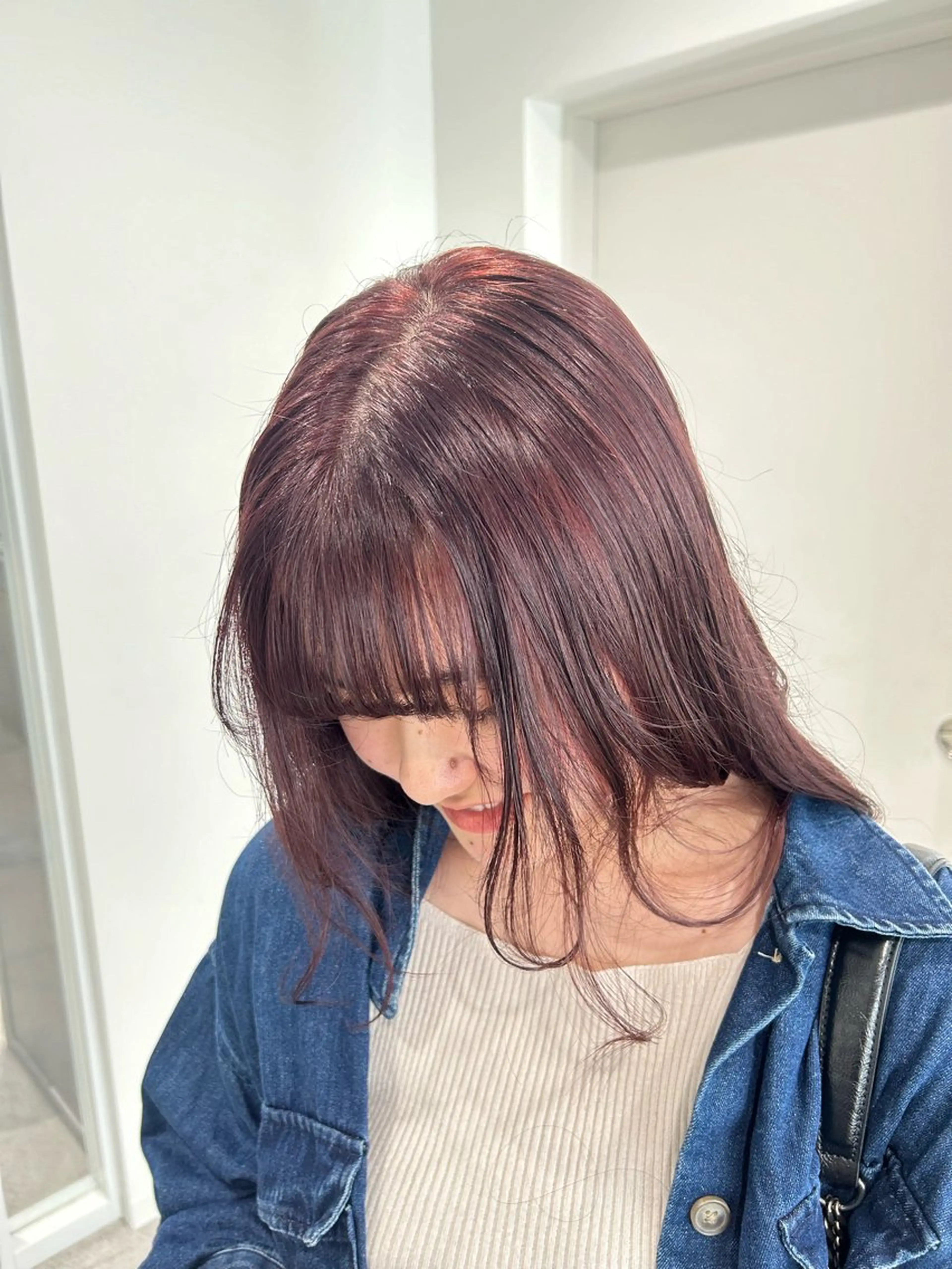 ロング カラー 愛結 暖色カラー🎀🩰のヘアスタイル