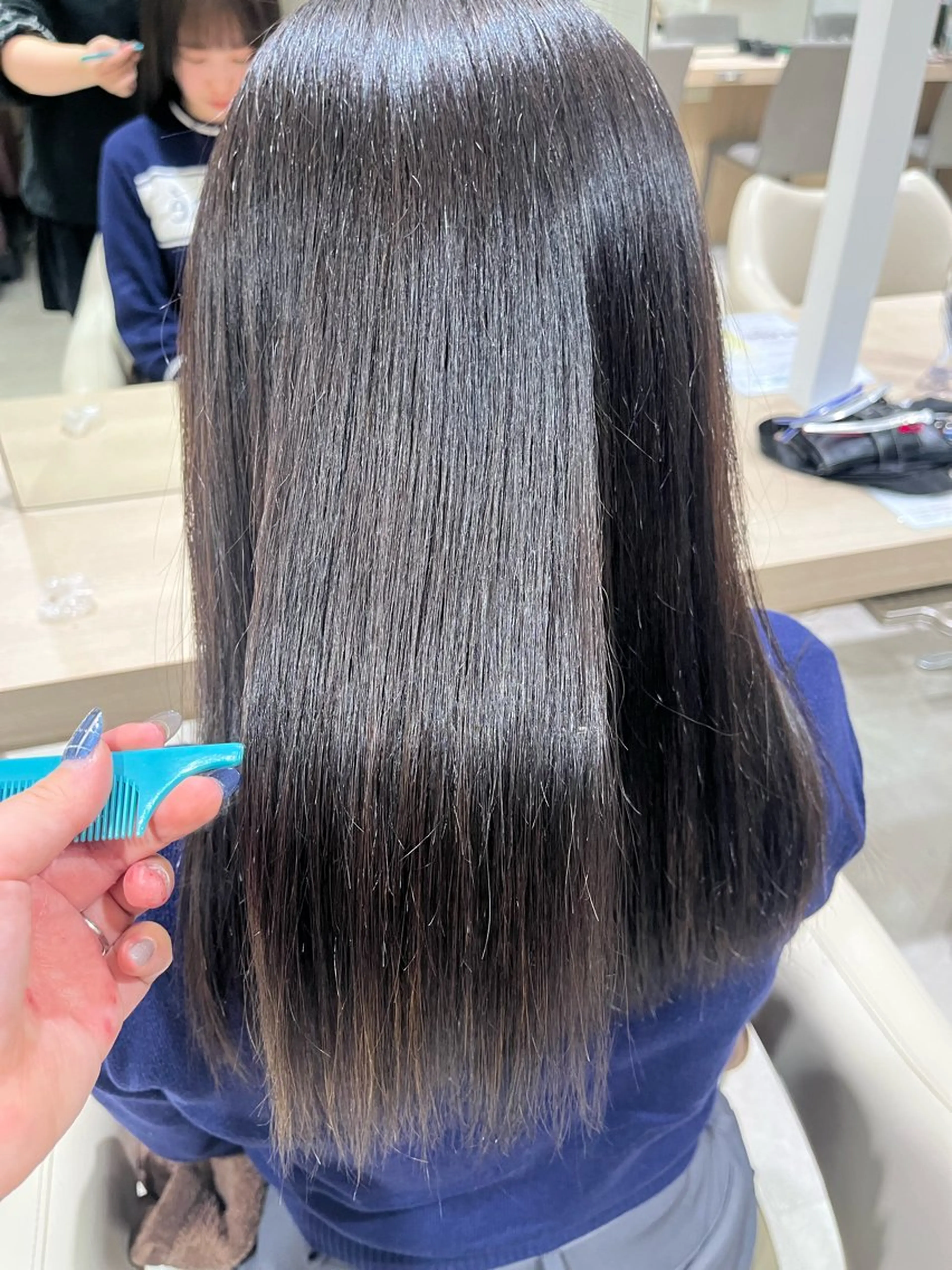 ミディアム ヘアカラー miki harukaのヘアスタイル