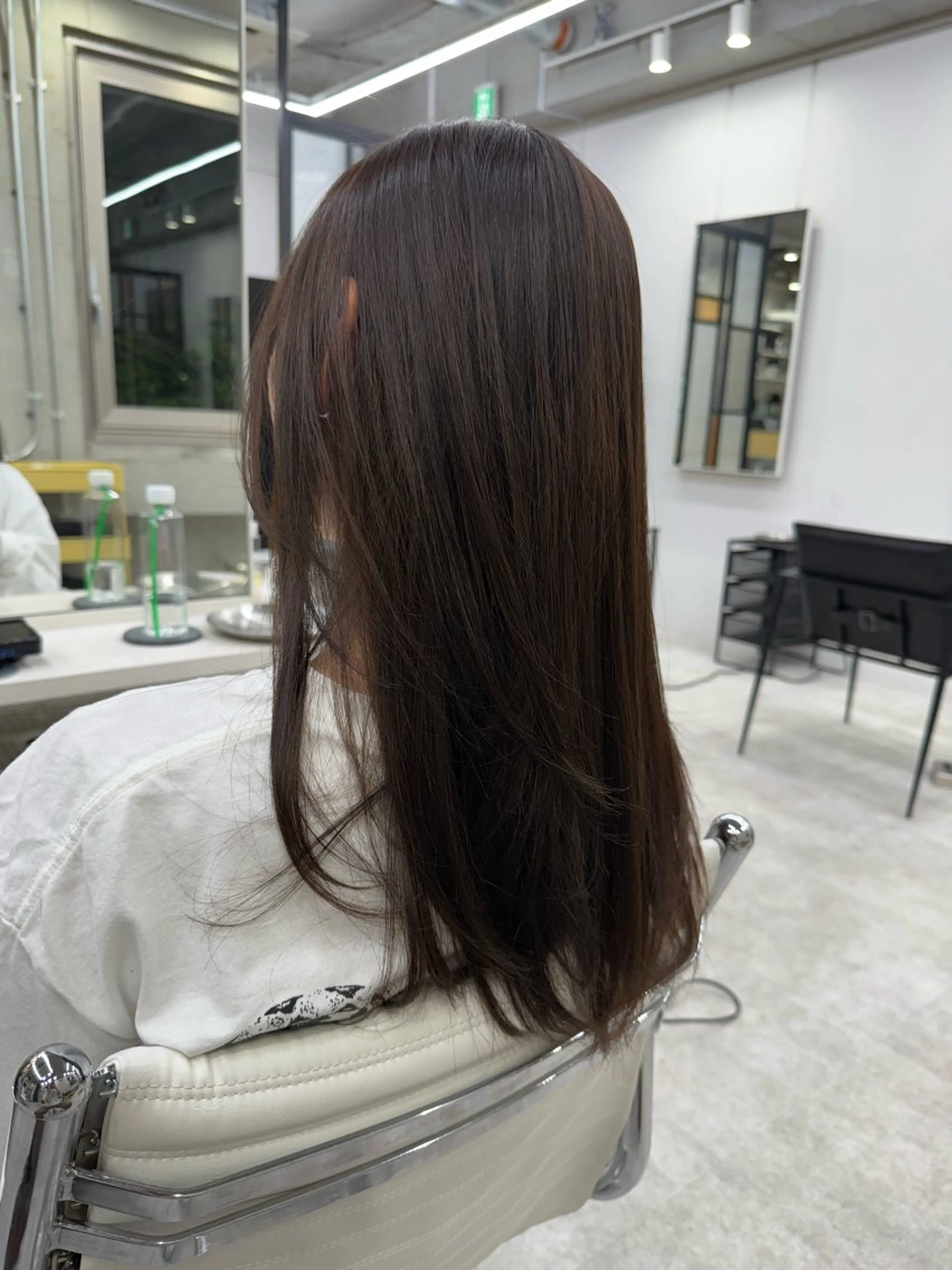 ロング カラー トリートメント トリートメント 國井 廉のヘアスタイル