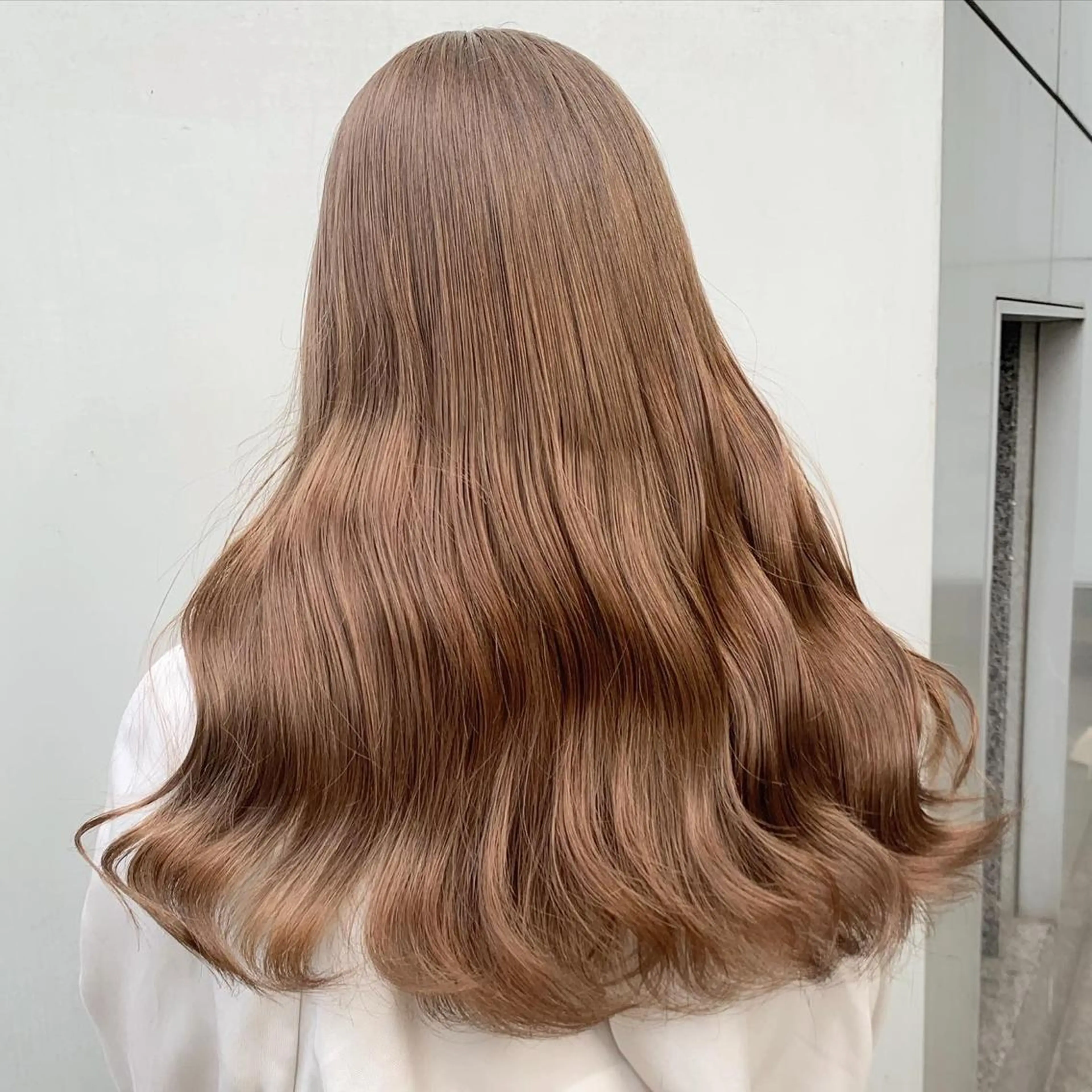 ロング カラー くすみミルクティー/ ブラウン🪡TOWAのヘアスタイル