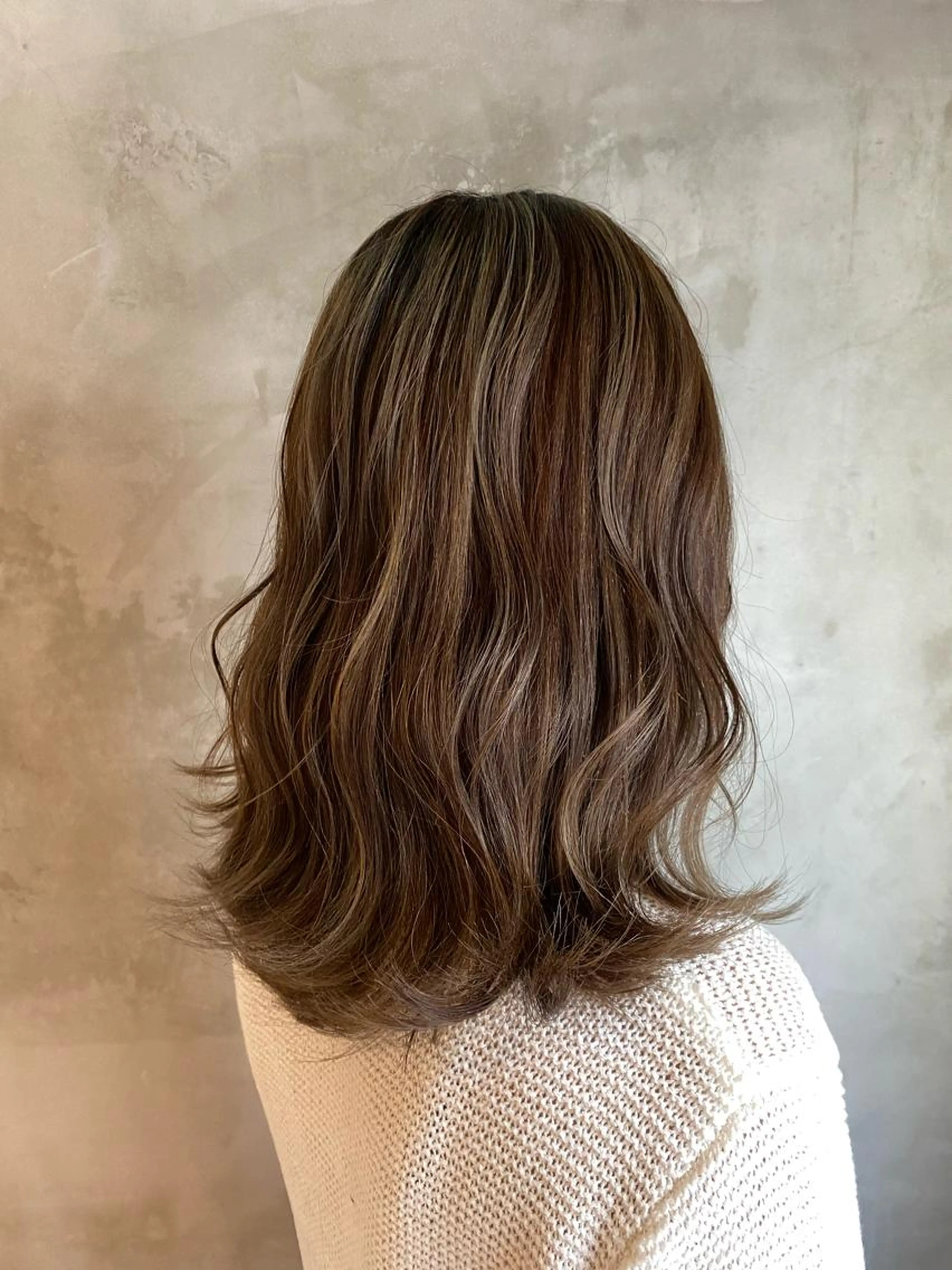 【💖✨人気No.3クーポン💖✨】カット ＋ 透明感アドミオカラー ＋ 1step トリートメントの写真