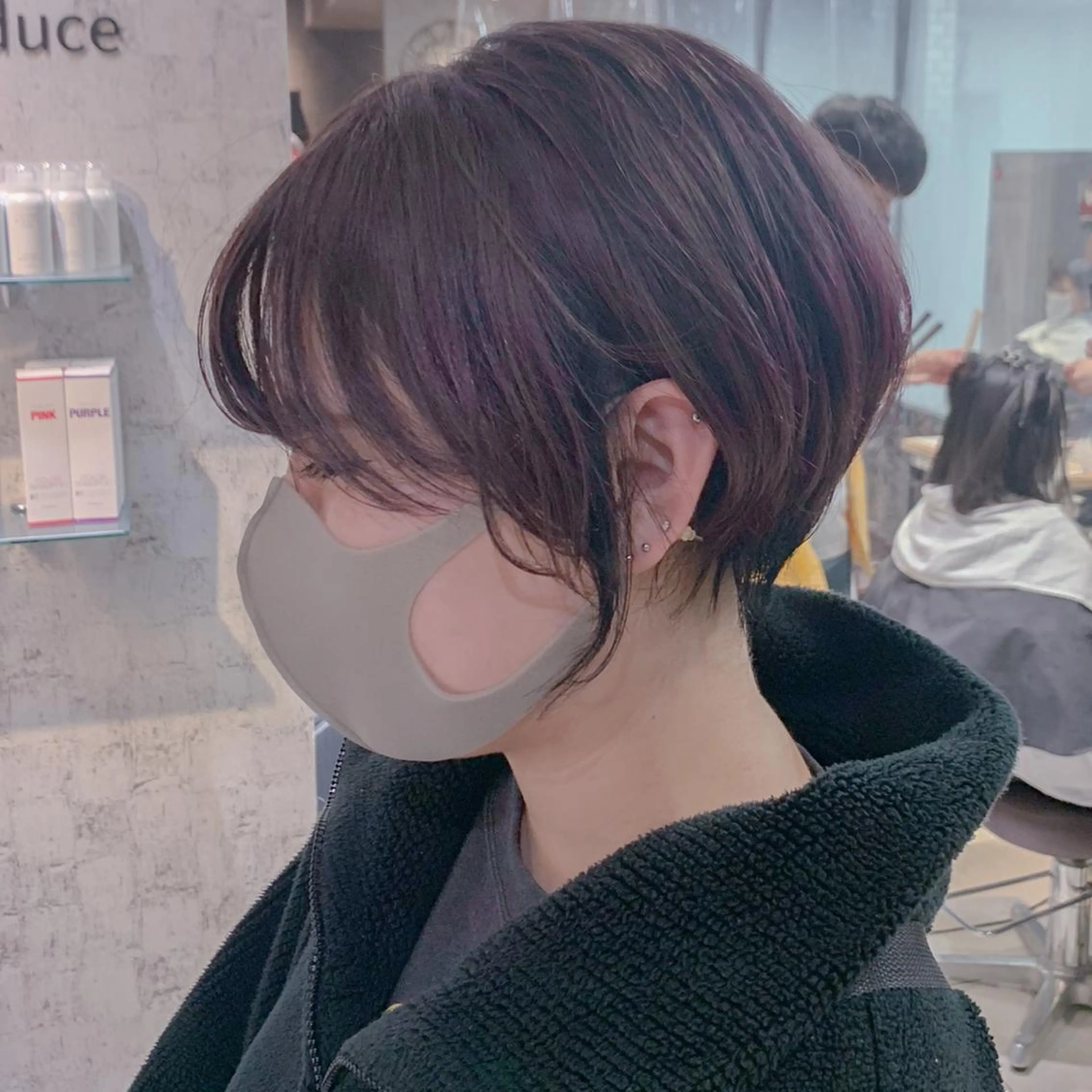 ショート カラー カット ヘアカラー トリートメント 美髪矯正&艶髪 髪質改善/川田のヘアスタイル