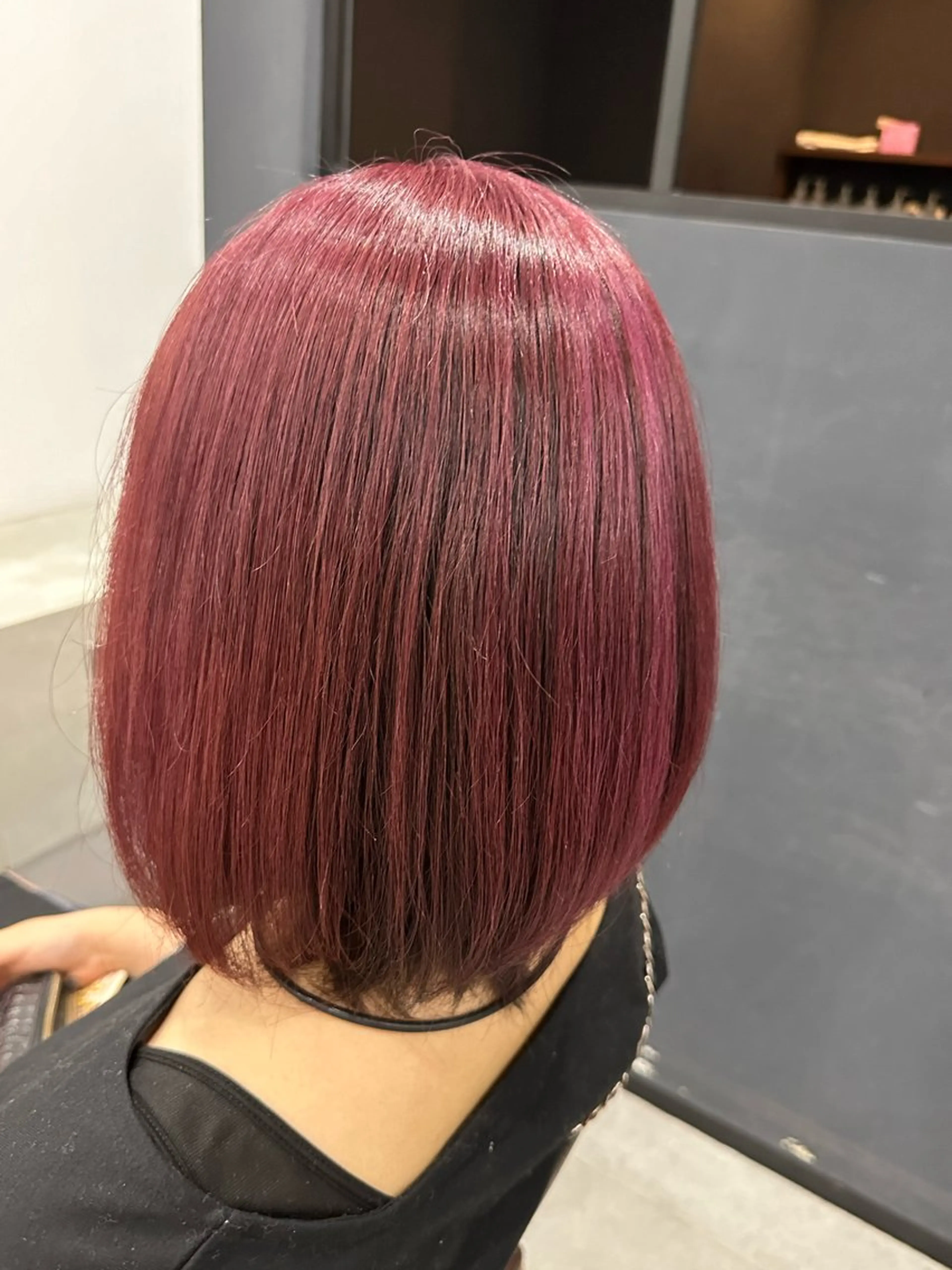 ミディアム カラー ヘアカラー トリートメント clan所属・志賀 海音のヘアスタイル