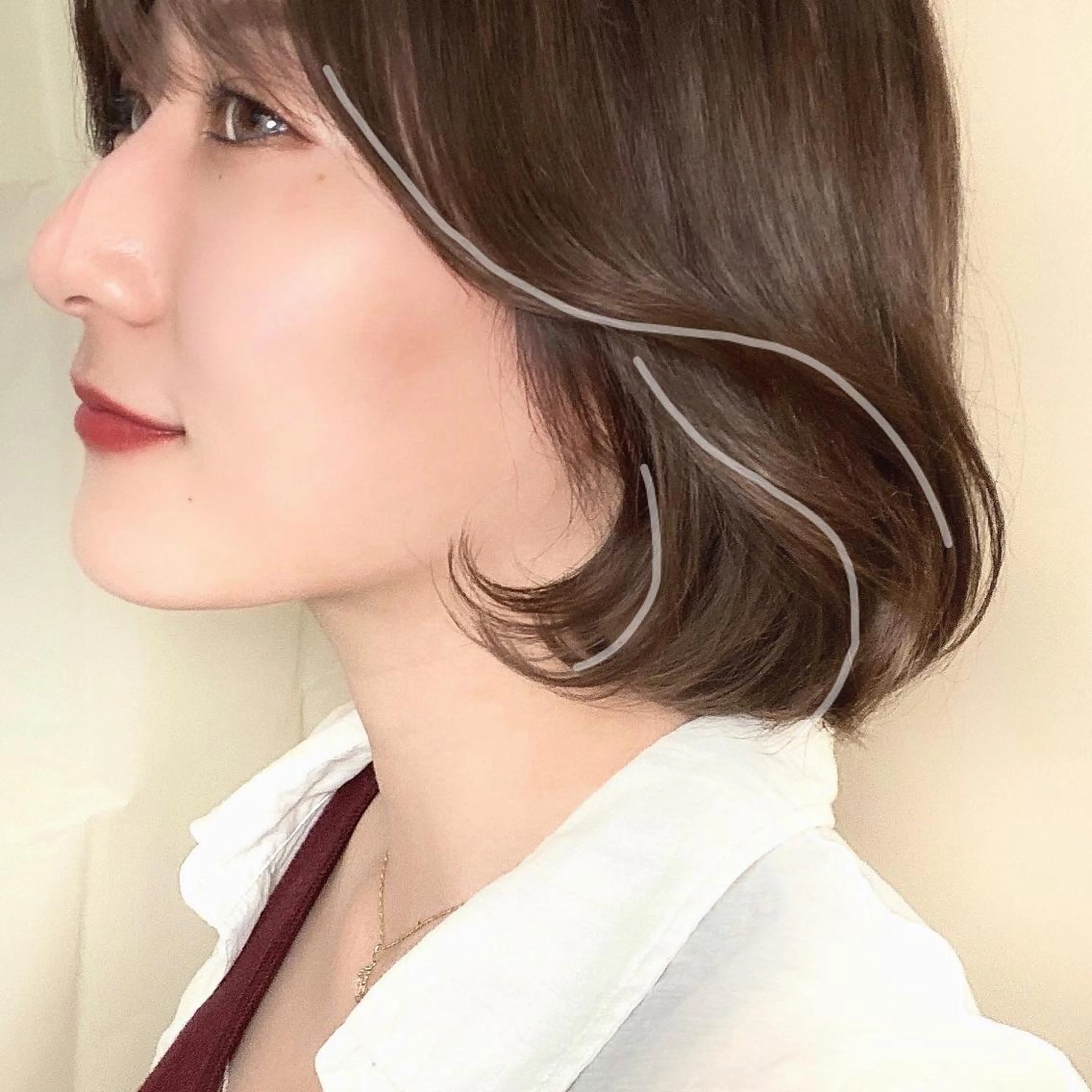 ショート カラー パーマ ヘアアレンジ 韓国風ヘア 小顔カット Surpass所属・🌈小顔似合わせ SHIHO🌈のヘアスタイル