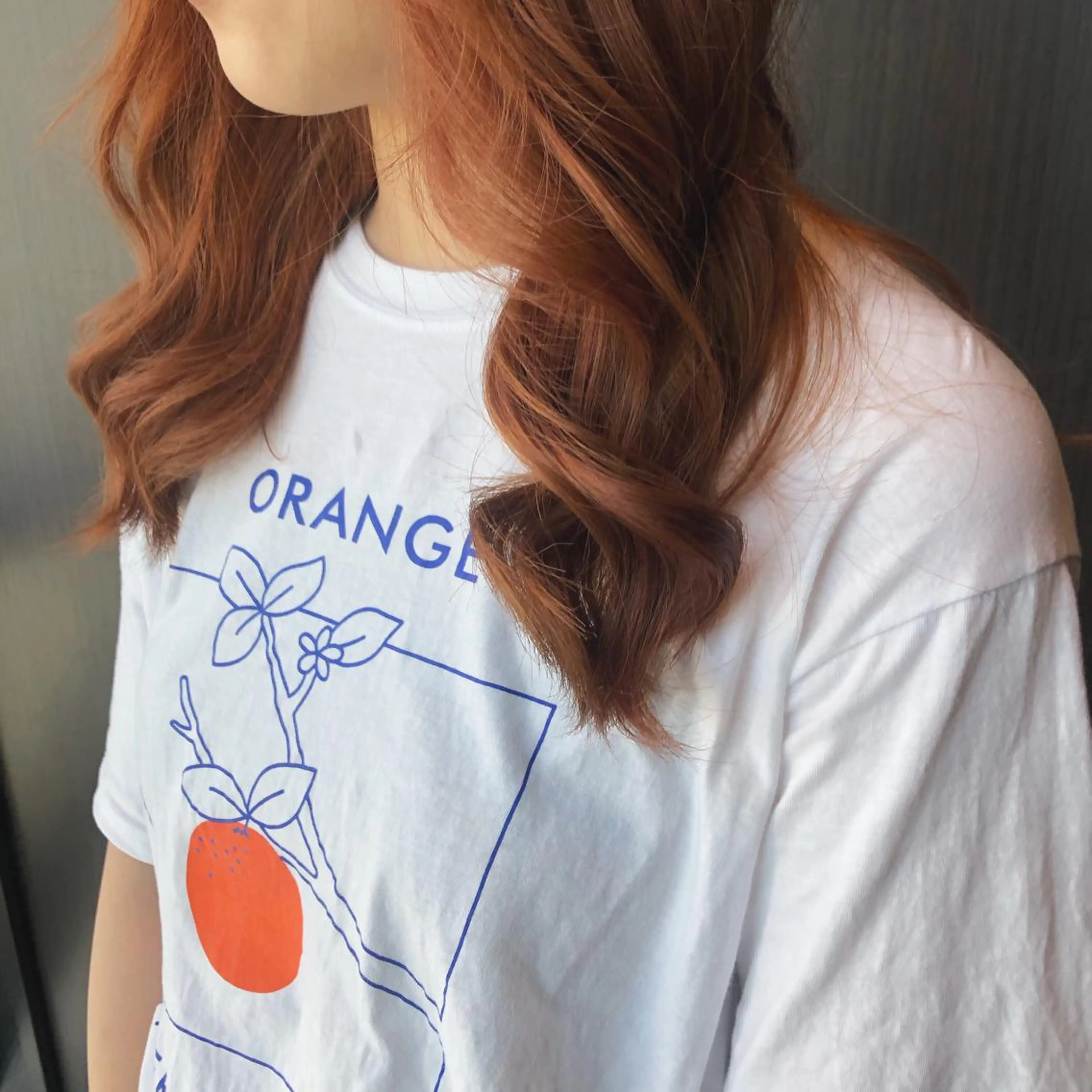 セミロング カラー ヘアアレンジ マツエク・マツパ オレンジ カラーマツエク Noah's　Ark所属・透明感カラー🫧ヘア セット🫧松本菜月の眉毛・アイブロウイメージ