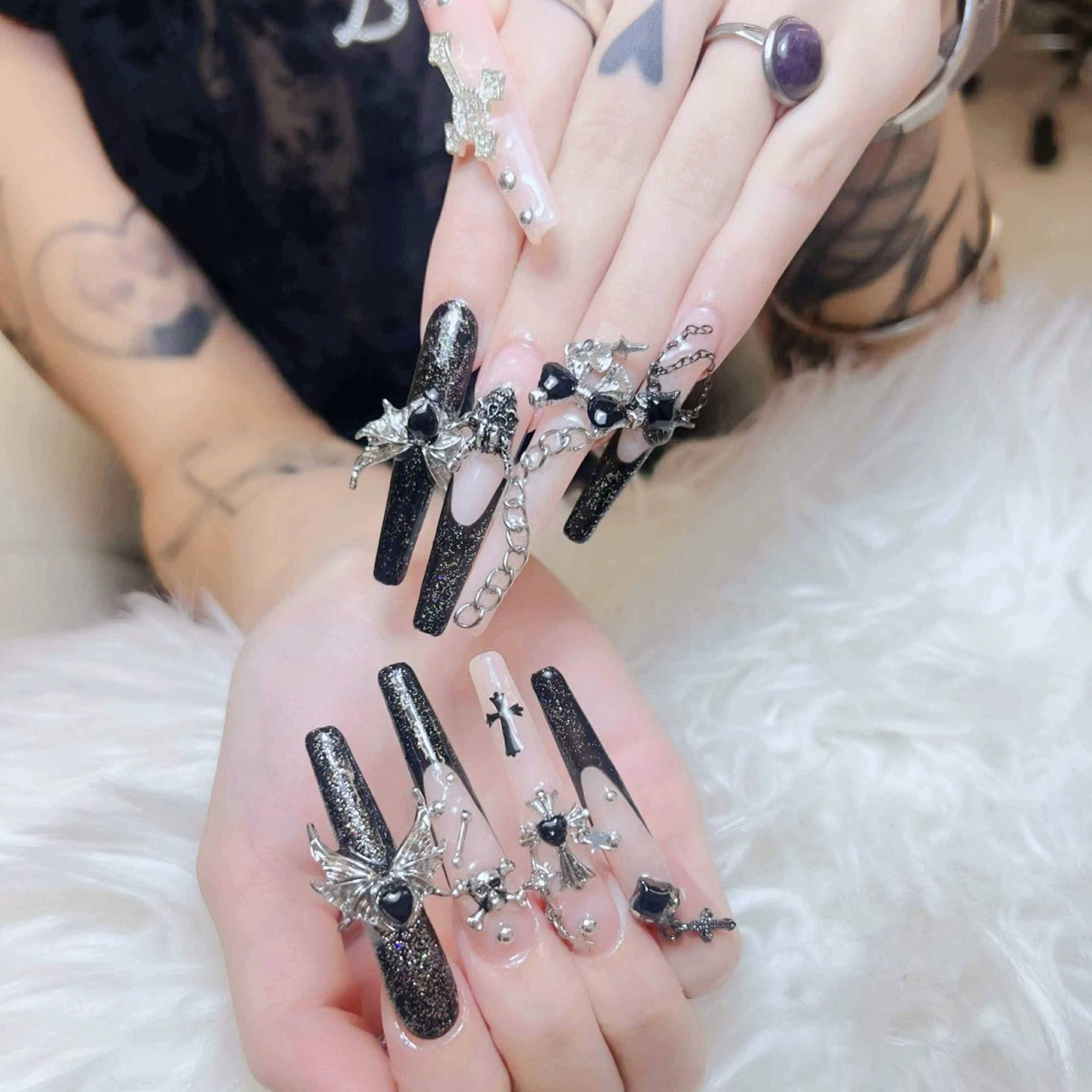 ネイル ハンドネイル ANH NAIL ゴテゴテ専門店💎のネイルデザイン