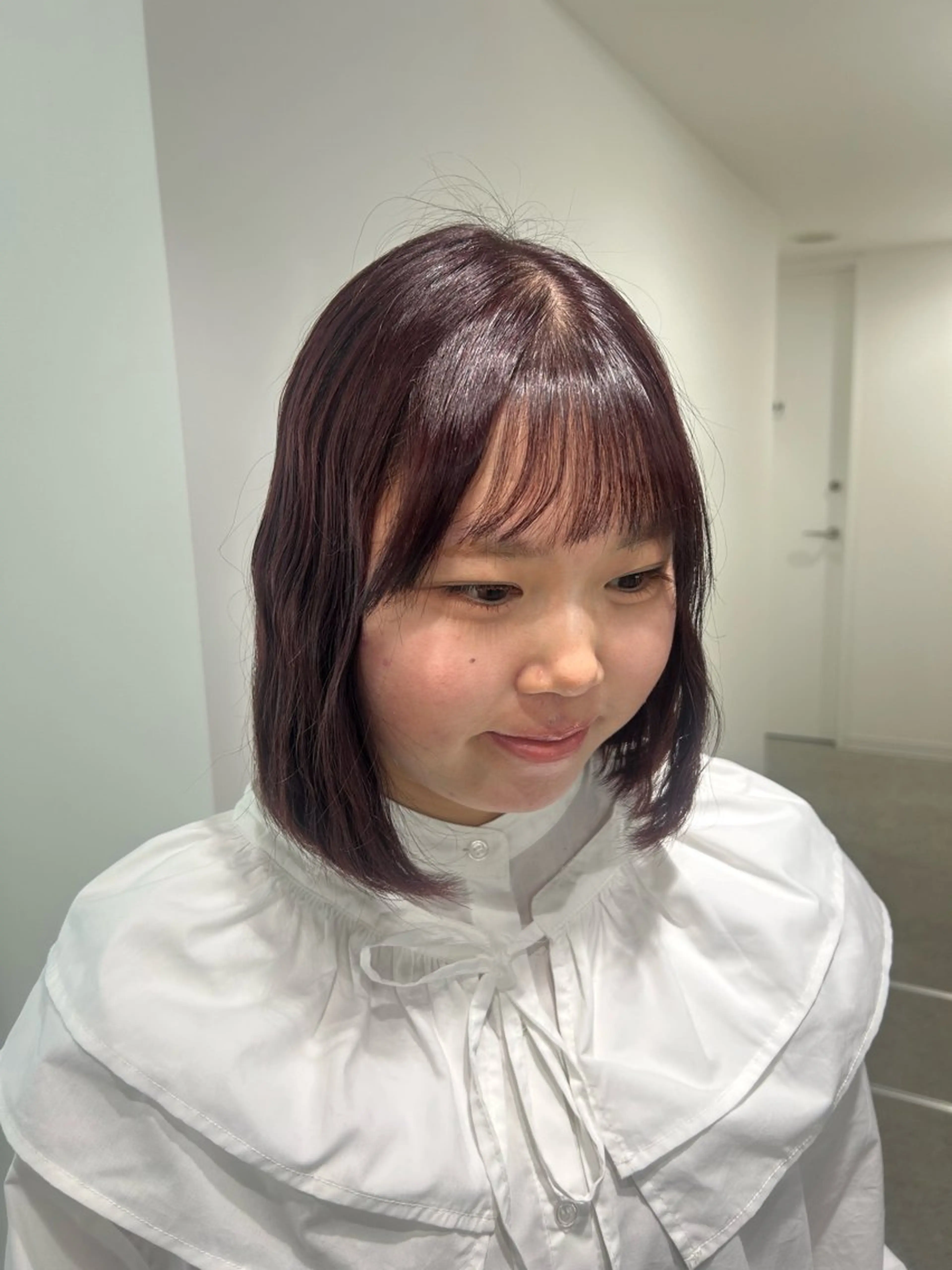 ミディアム カラー 愛結 暖色カラー🎀🩰のヘアスタイル