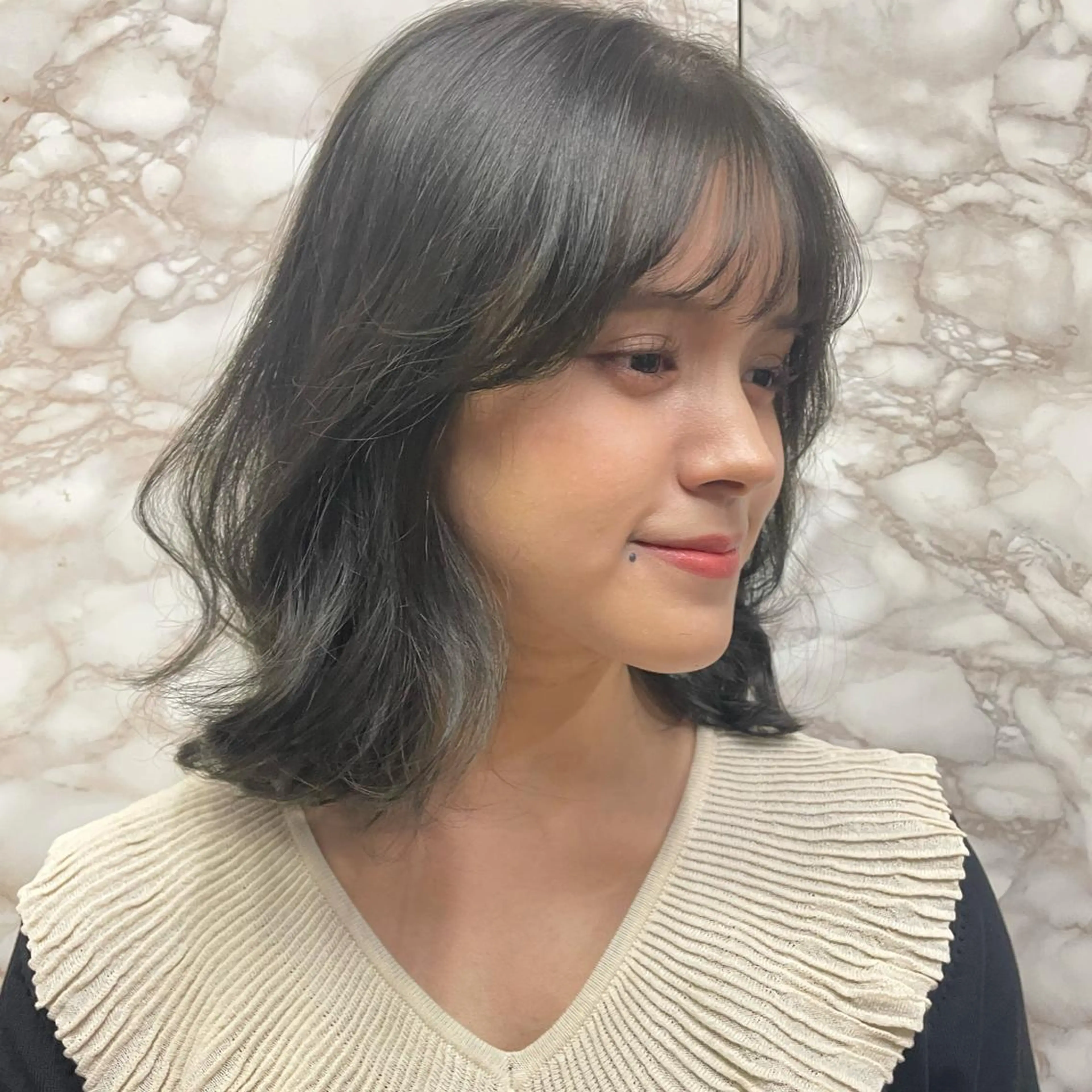 ショート カラー カット ヘアカラー トリートメント 極上の艶髪 RINAのヘアスタイル