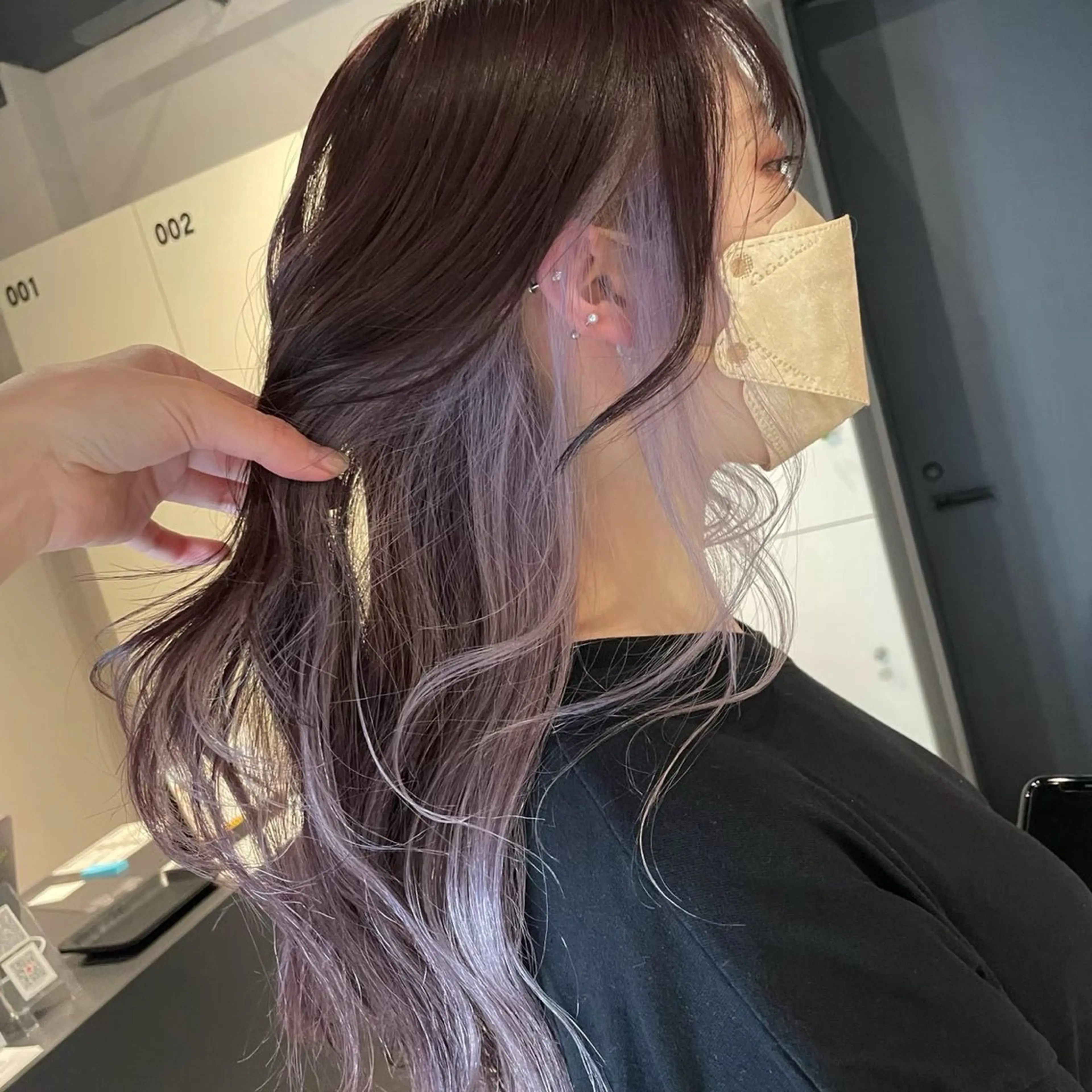 ロング カラー ヘアカラー トリートメント Ameri 新宿所属・𓆩︎🩸個性カラー SAKÜRA𓆪⋆˚のヘアスタイル