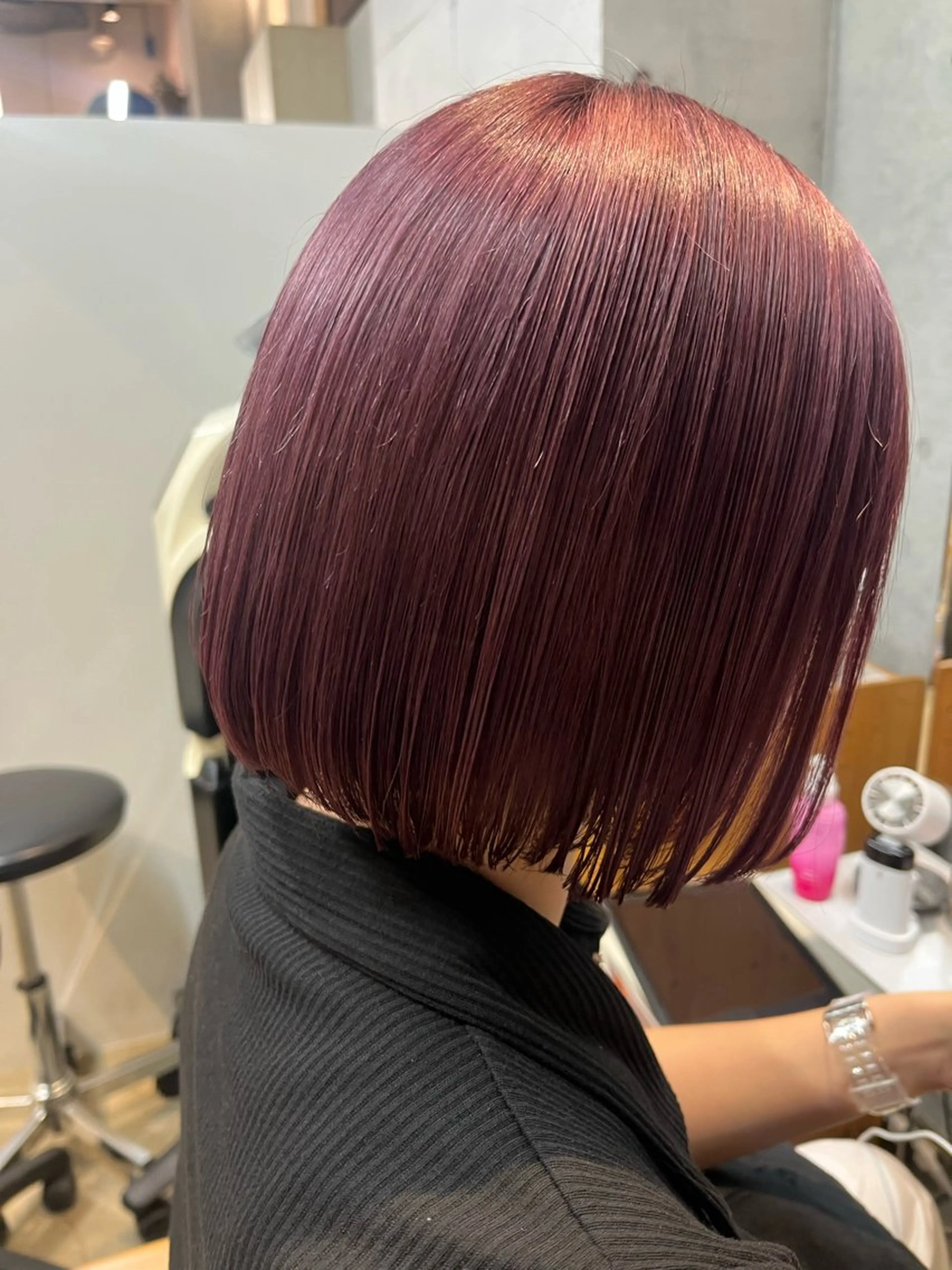 ショート カラー Haruka韓国風 似合わせカット♡のヘアスタイル