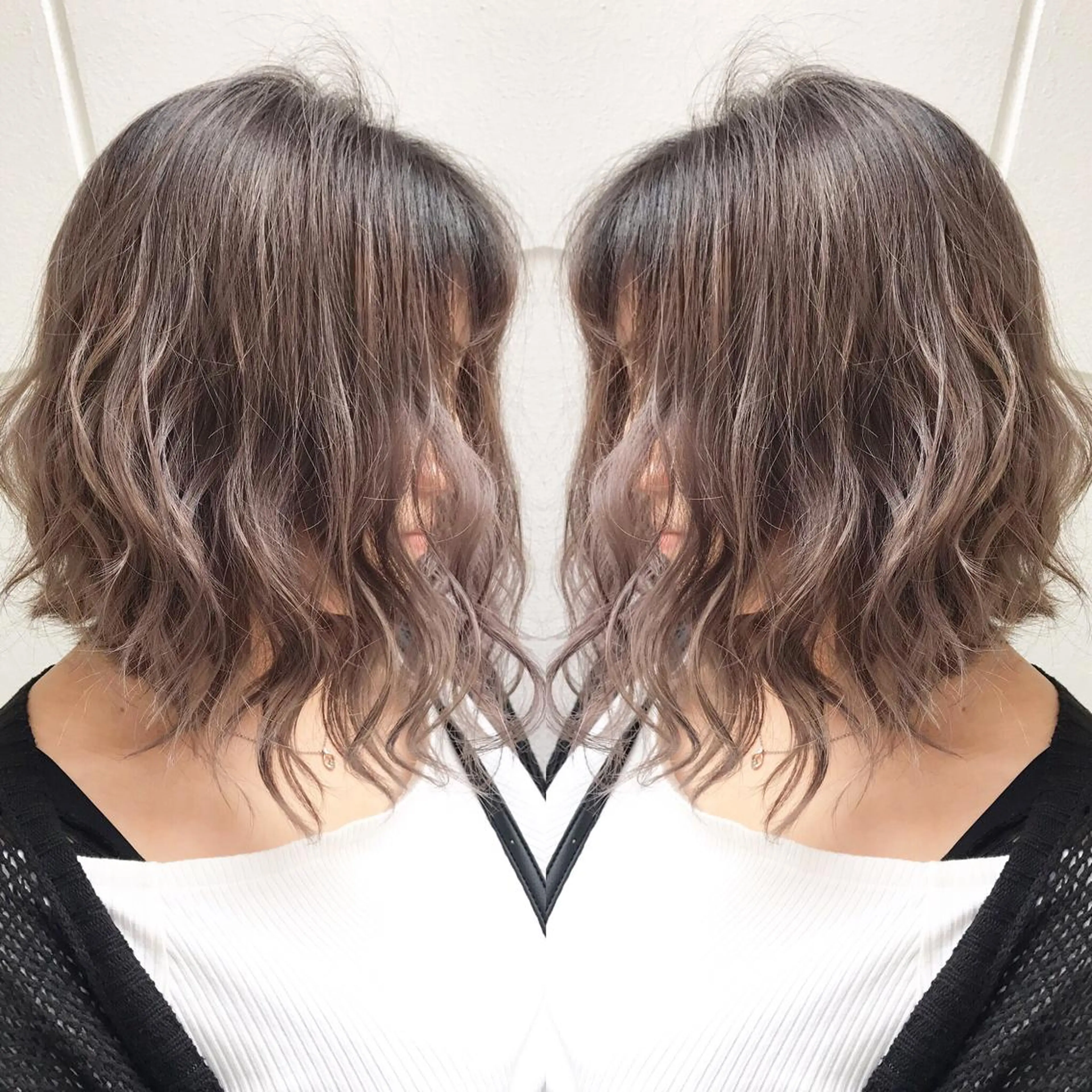 ショート カラー ヘアアレンジ ヘアカラー トリートメント BANK'S hair所属・💐ケラチン 髪質改善寺坂雄飛💐のヘアスタイル