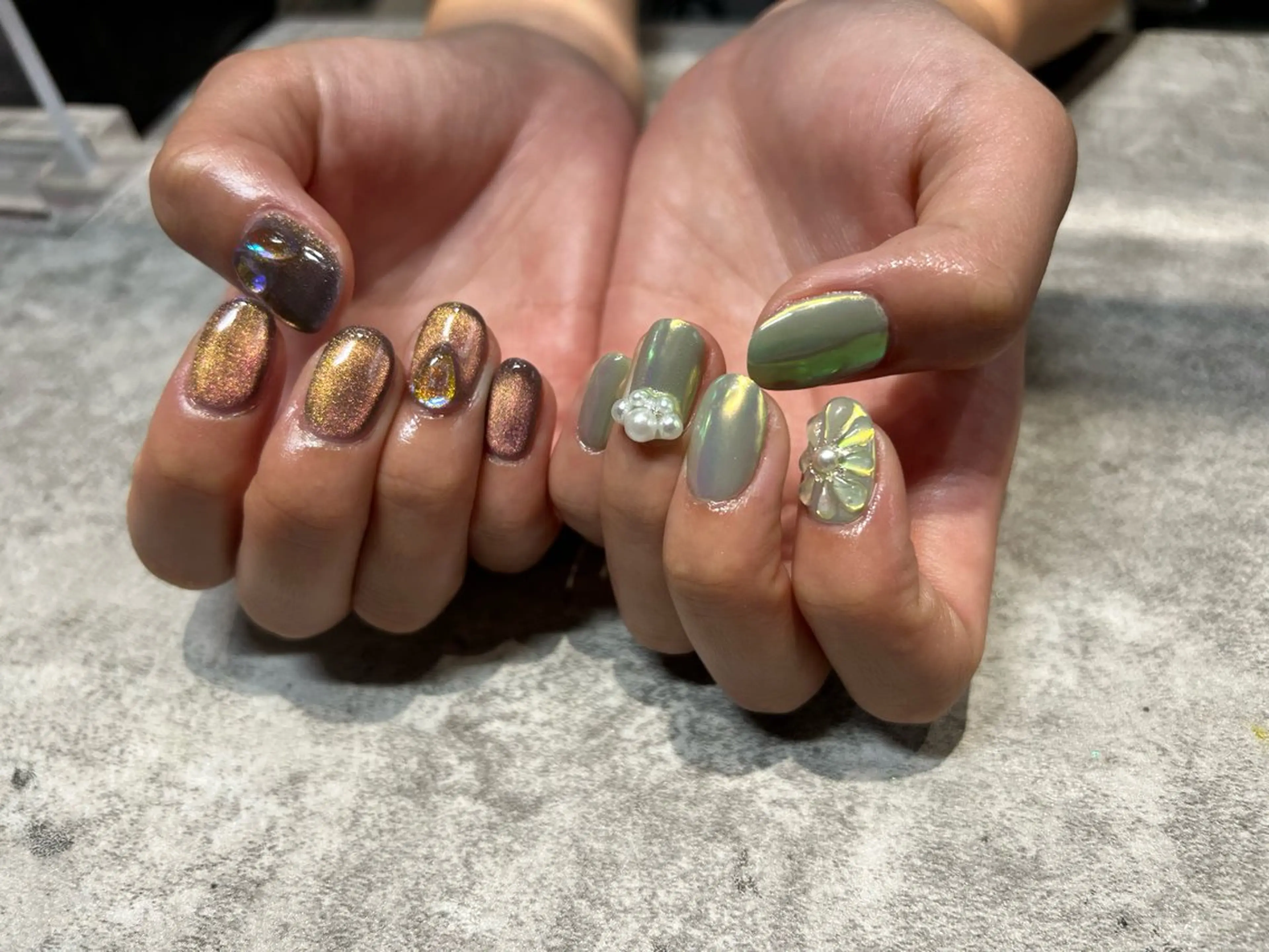 ネイル Gemies所属・Gemies_ RINA🫧のネイルデザイン