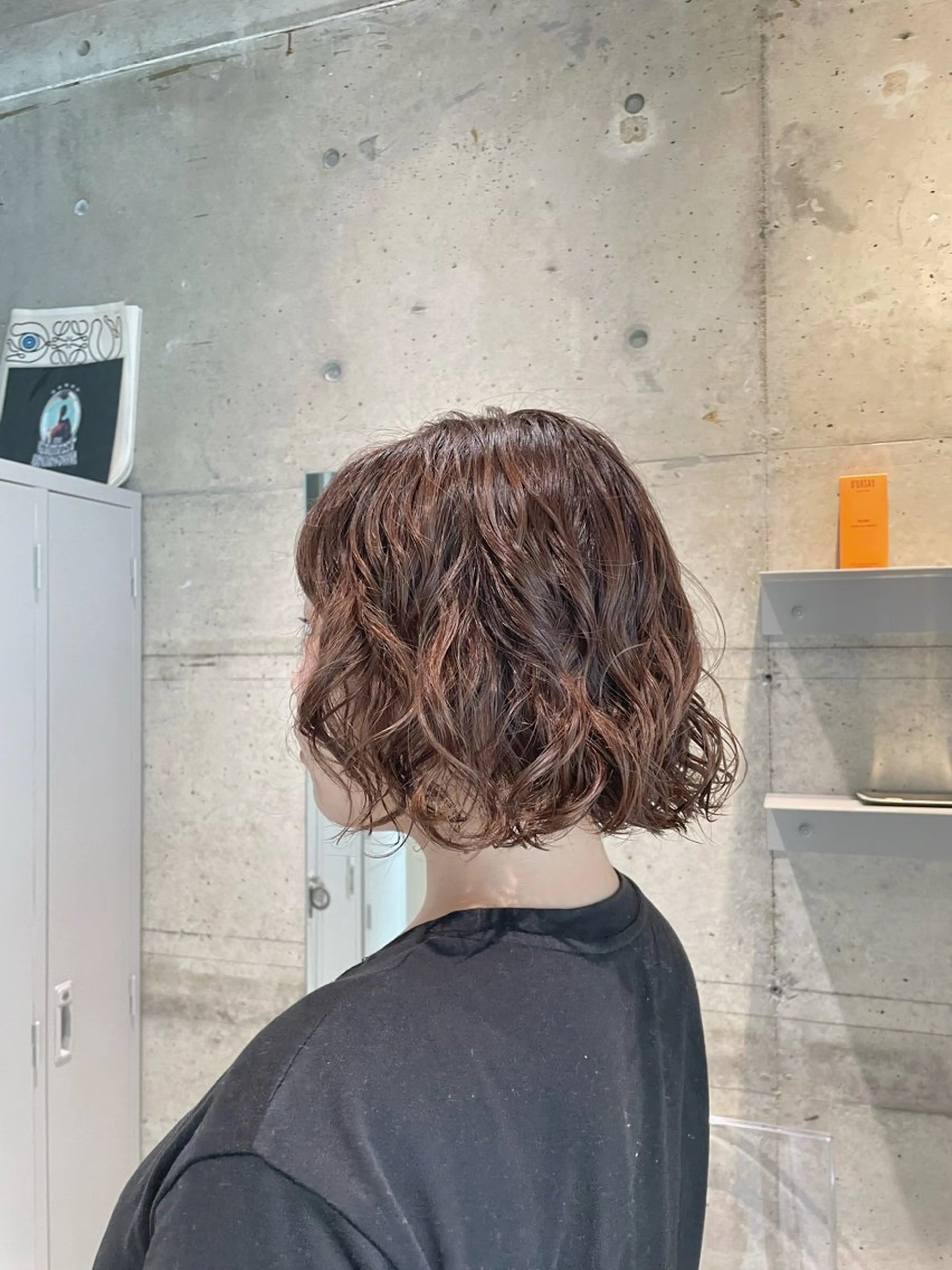 ミディアム パーマ IDEN AND TITY所属・ショートモデル募集 yukakoのヘアスタイル
