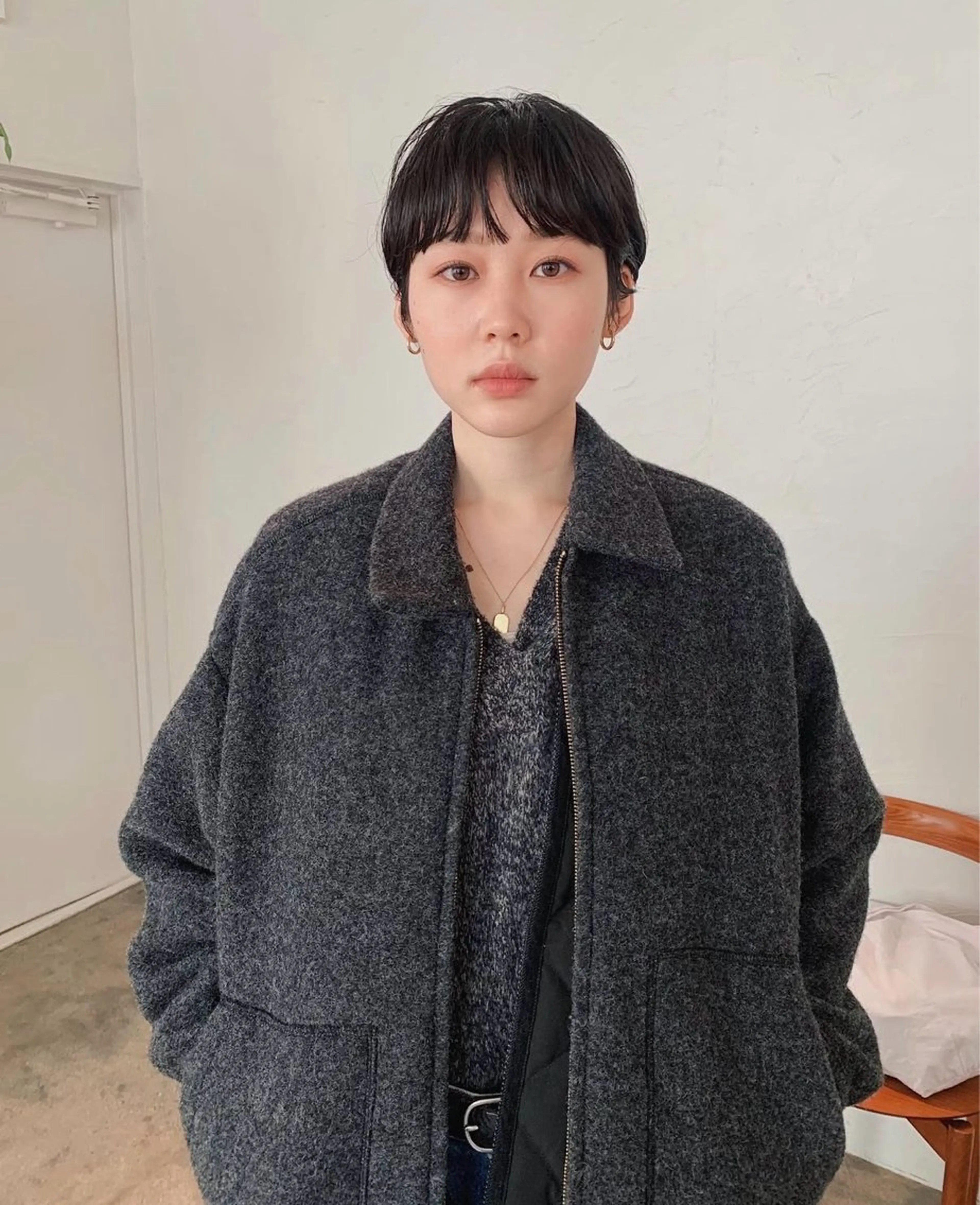 ショート SISU所属・藤原 怜央のヘアスタイル