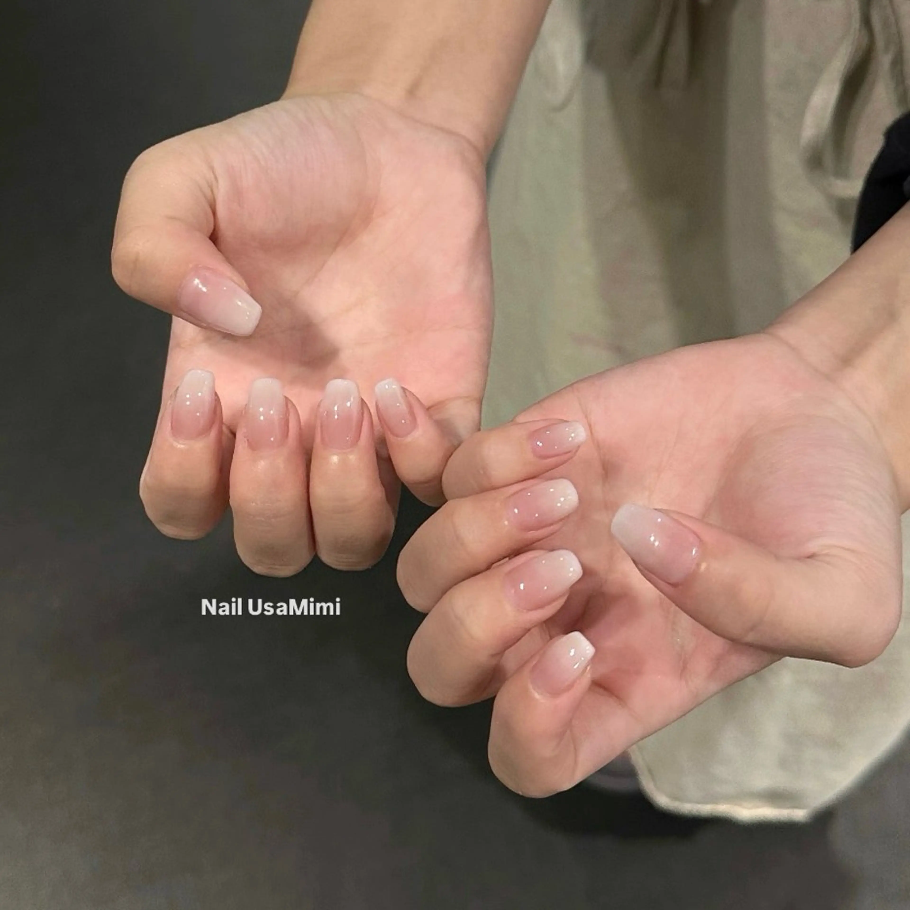 【ハンド】オフなしグラデーション(ベースカラーあり)の写真