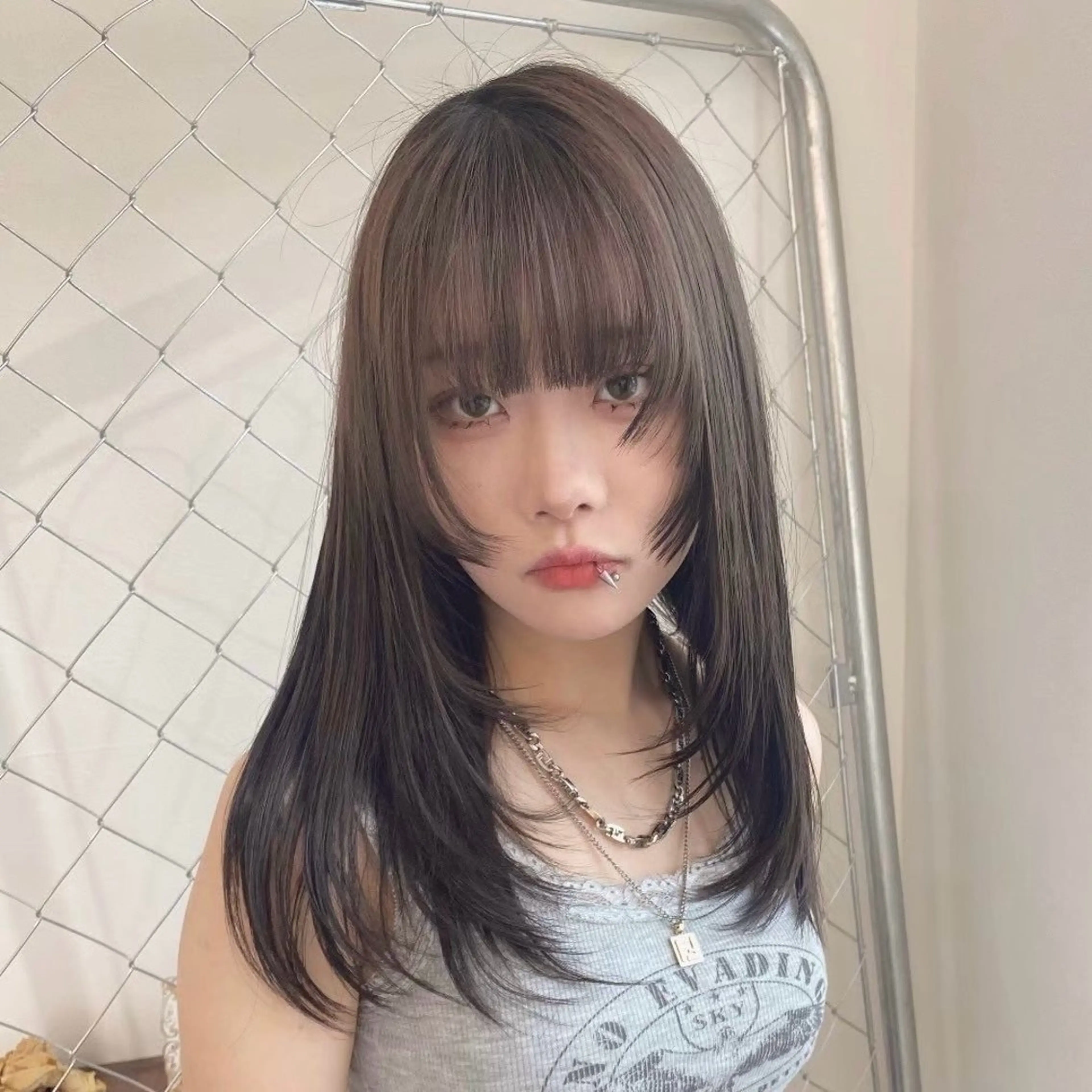 セミロング カラー カット ブリーチモデル募集 🤎NANAMIのヘアスタイル