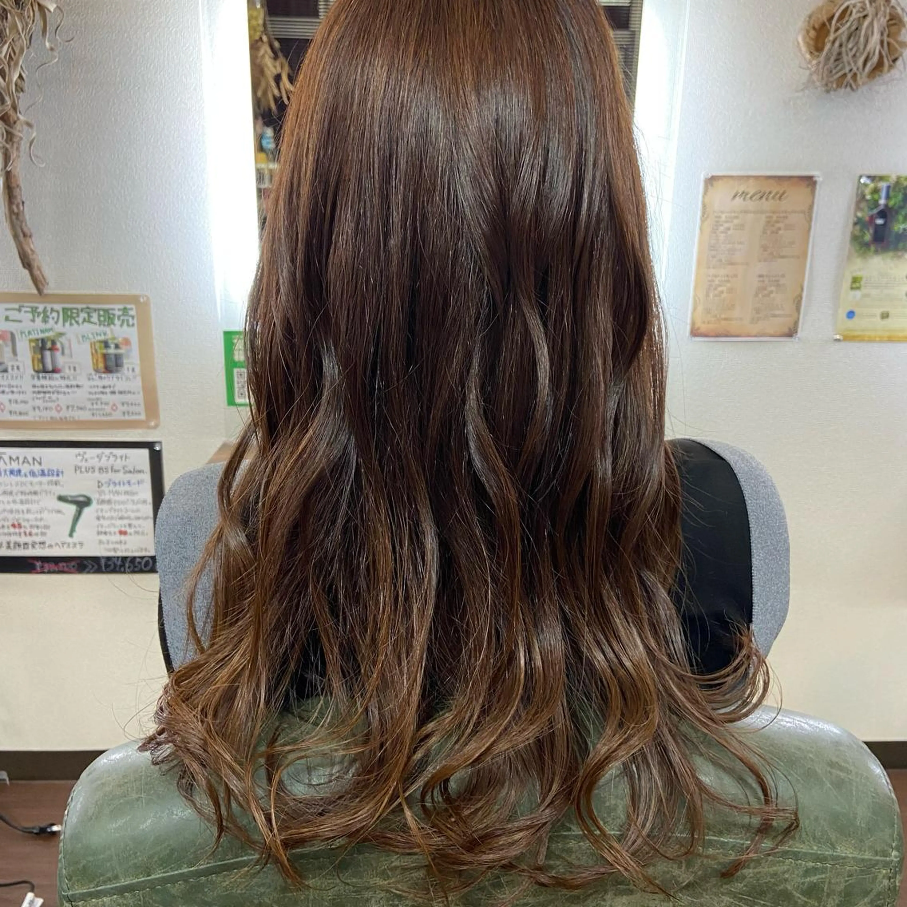 ロング カラー アッシュ ロング Glanzhair 🫧‪菊池柊真🫧のヘアスタイル