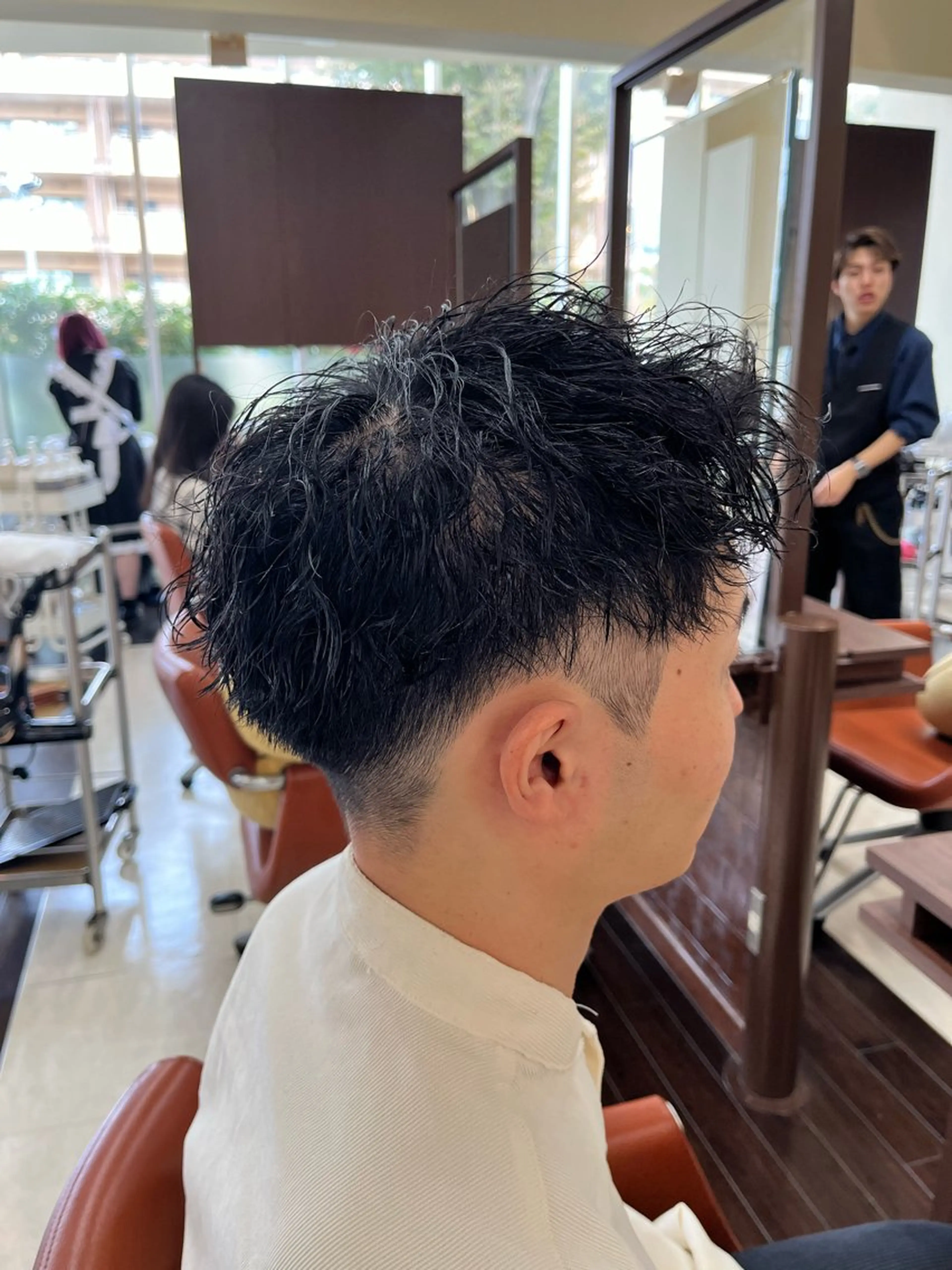 ショート パーマ メンズ メンズパーマ ツイストスパイラルパーマ スパイラルパーマ AROH  men's cut&men's perm 船橋店所属・🧊メンズ特化🧊 高木航希のヘアスタイル