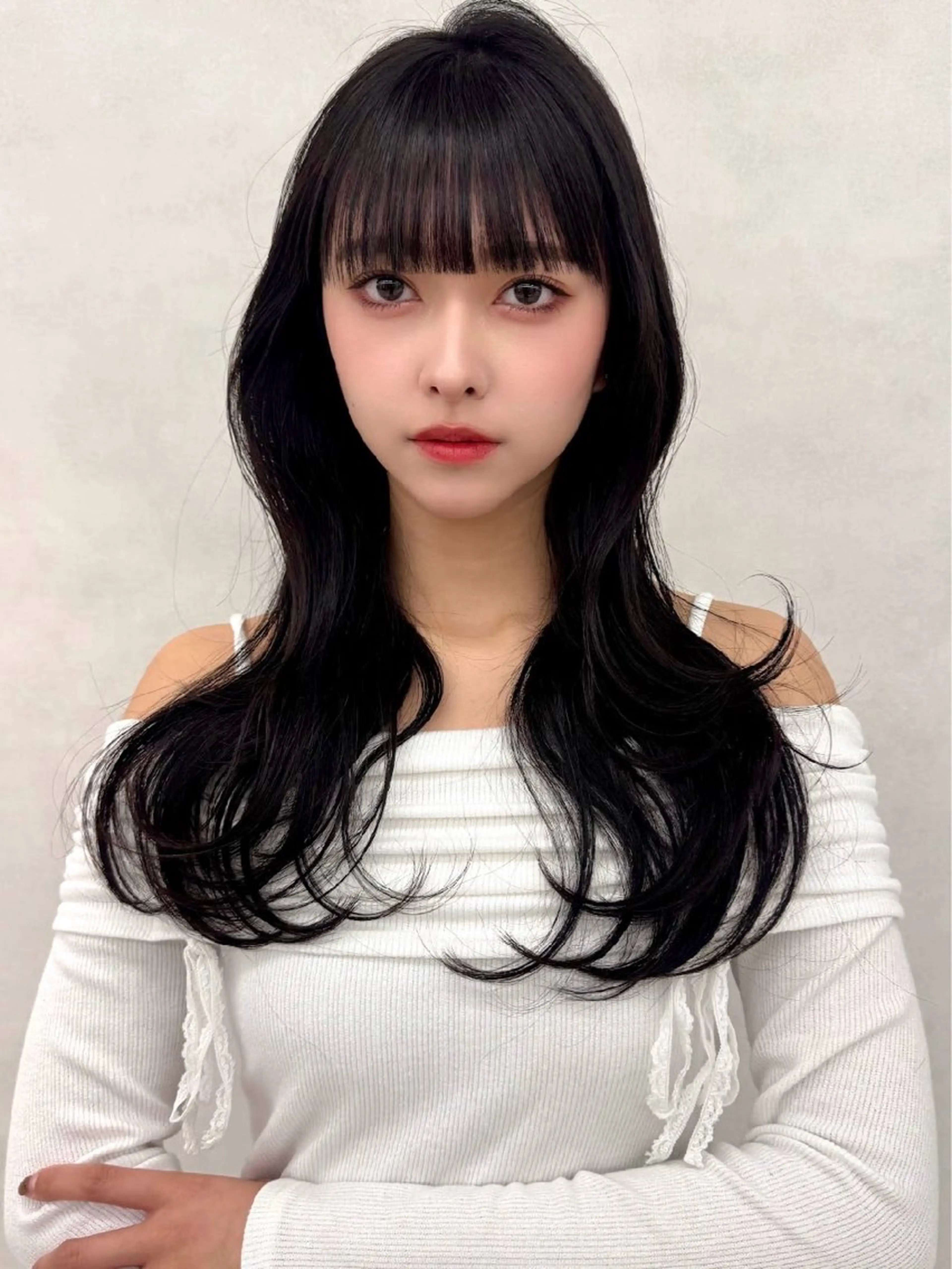 ロング カラー ✨艶髪・縮毛矯正✨️ 🦖しんのすけ🦖のヘアスタイル