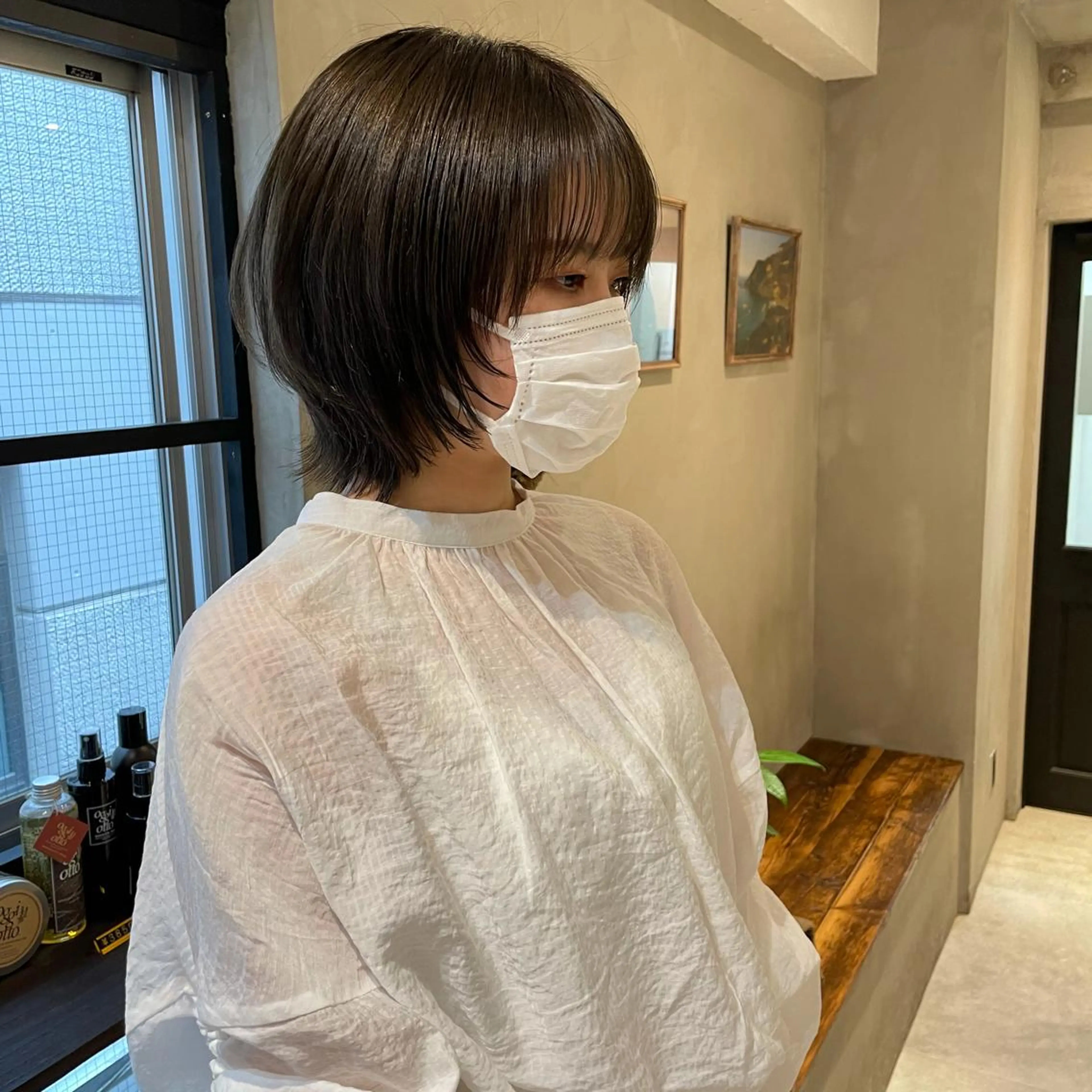 ショート カラー 髪質改善 RAF TOKYO所属・10月限定モニター 髪質改善美髪矯正のヘアスタイル