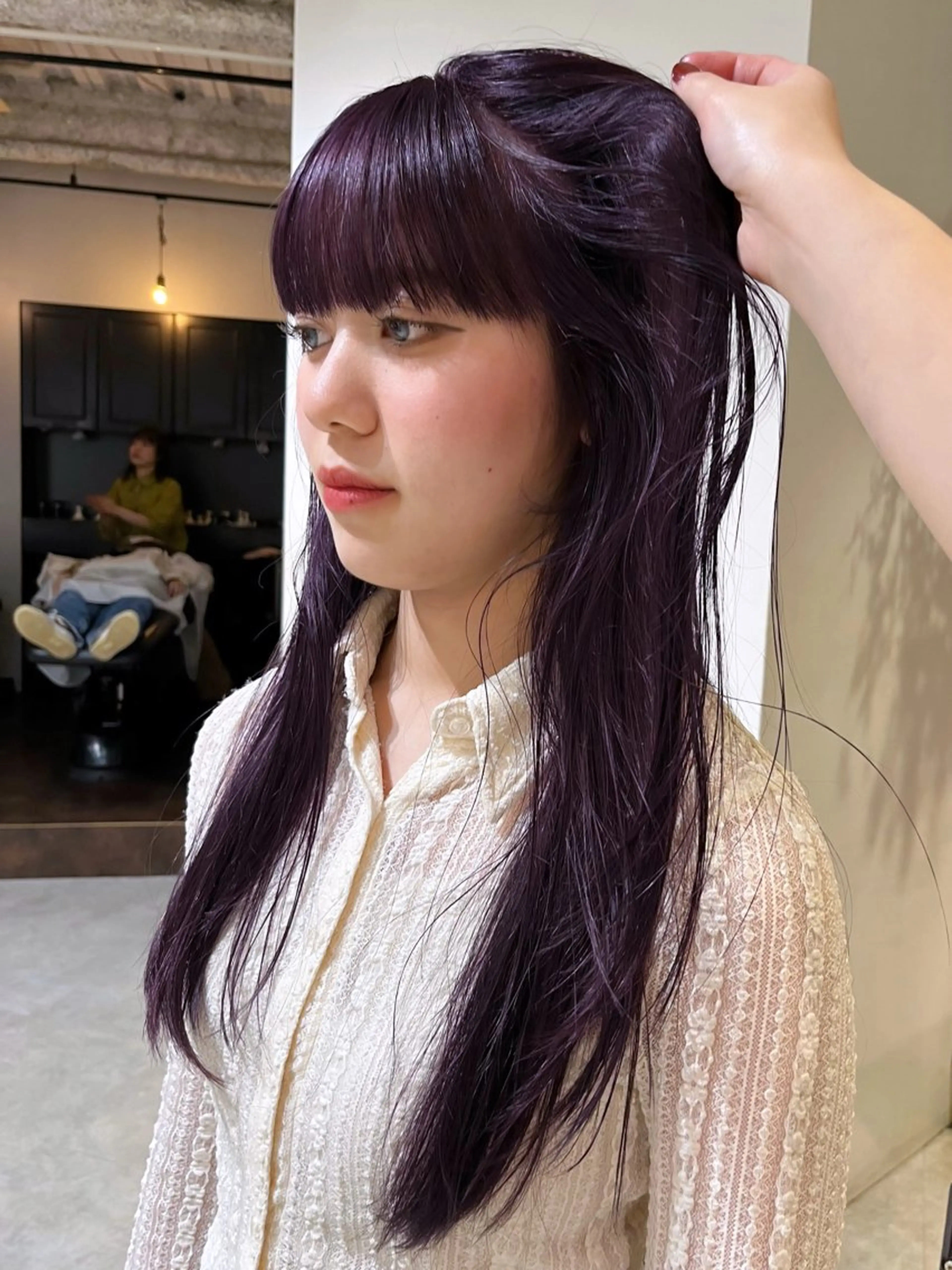 カラー ヘアカラー トリートメント ヘッドスパ 無料カットモデル募集 /ueno aiのヘアスタイル