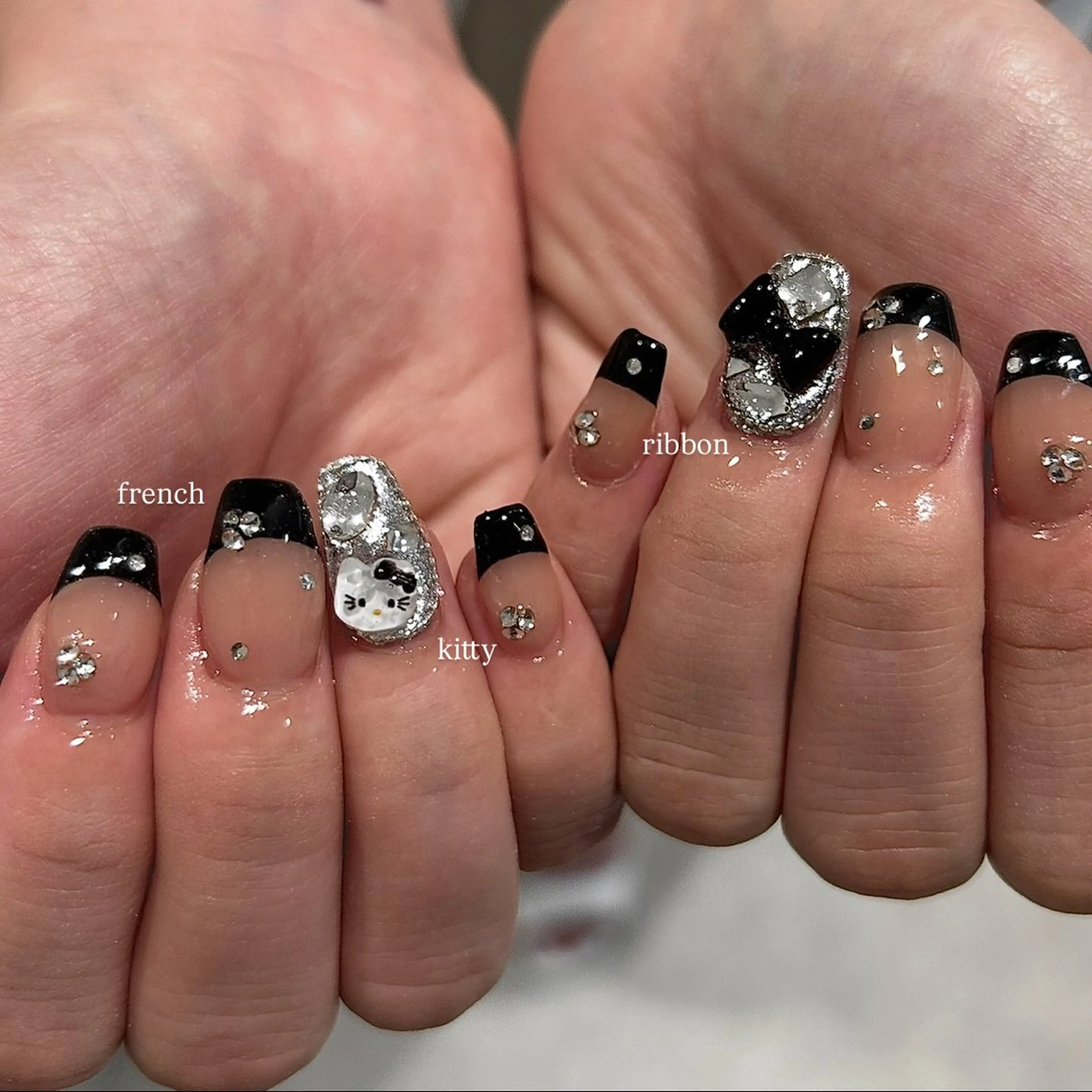 ネイル ハンドネイル honoka ガーリーネイル໒꒱のネイルデザイン