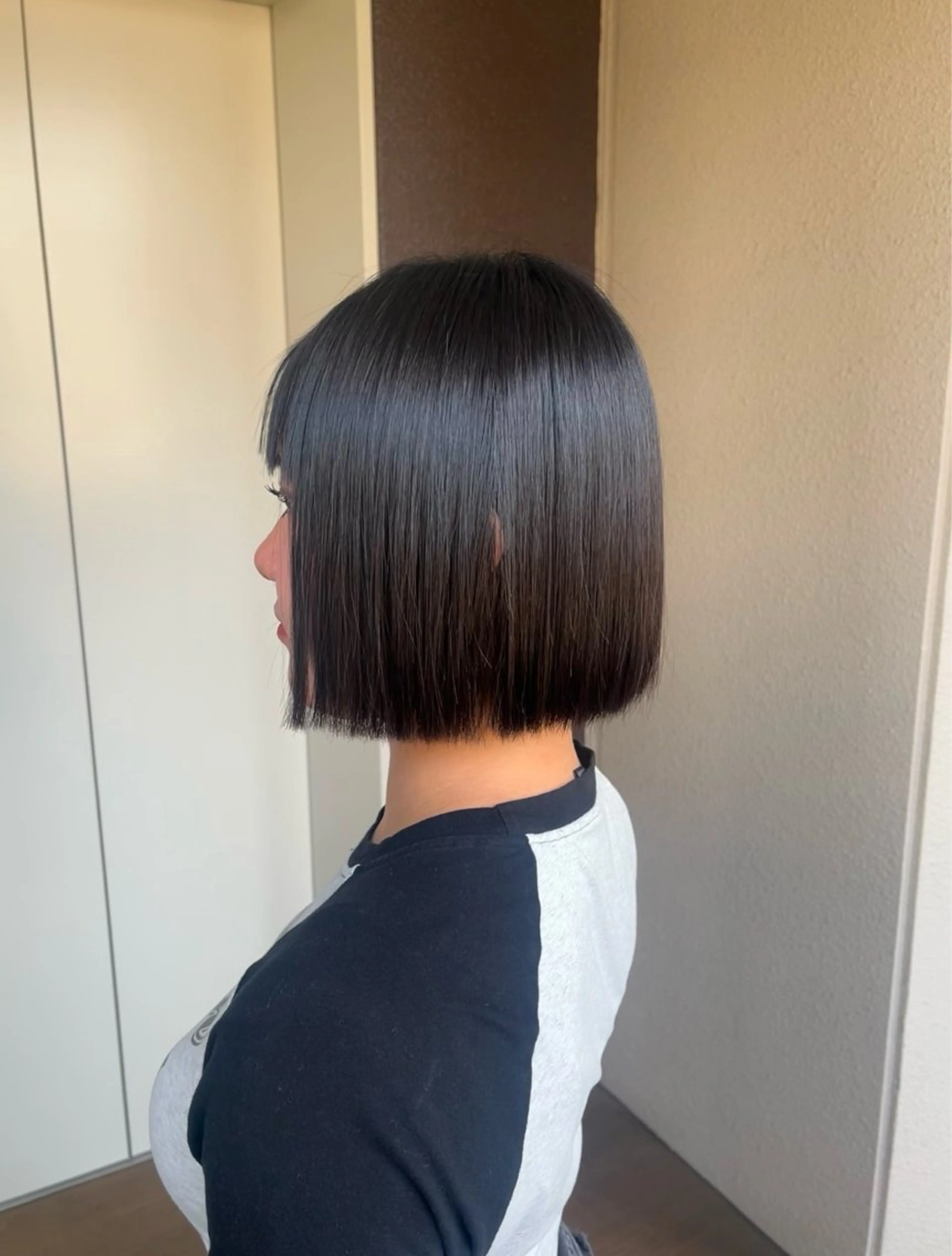 ミディアム カット 縮毛矯正 トリートメント loe 薬院本店【ロエ】所属・早稲田 千尋のヘアスタイル