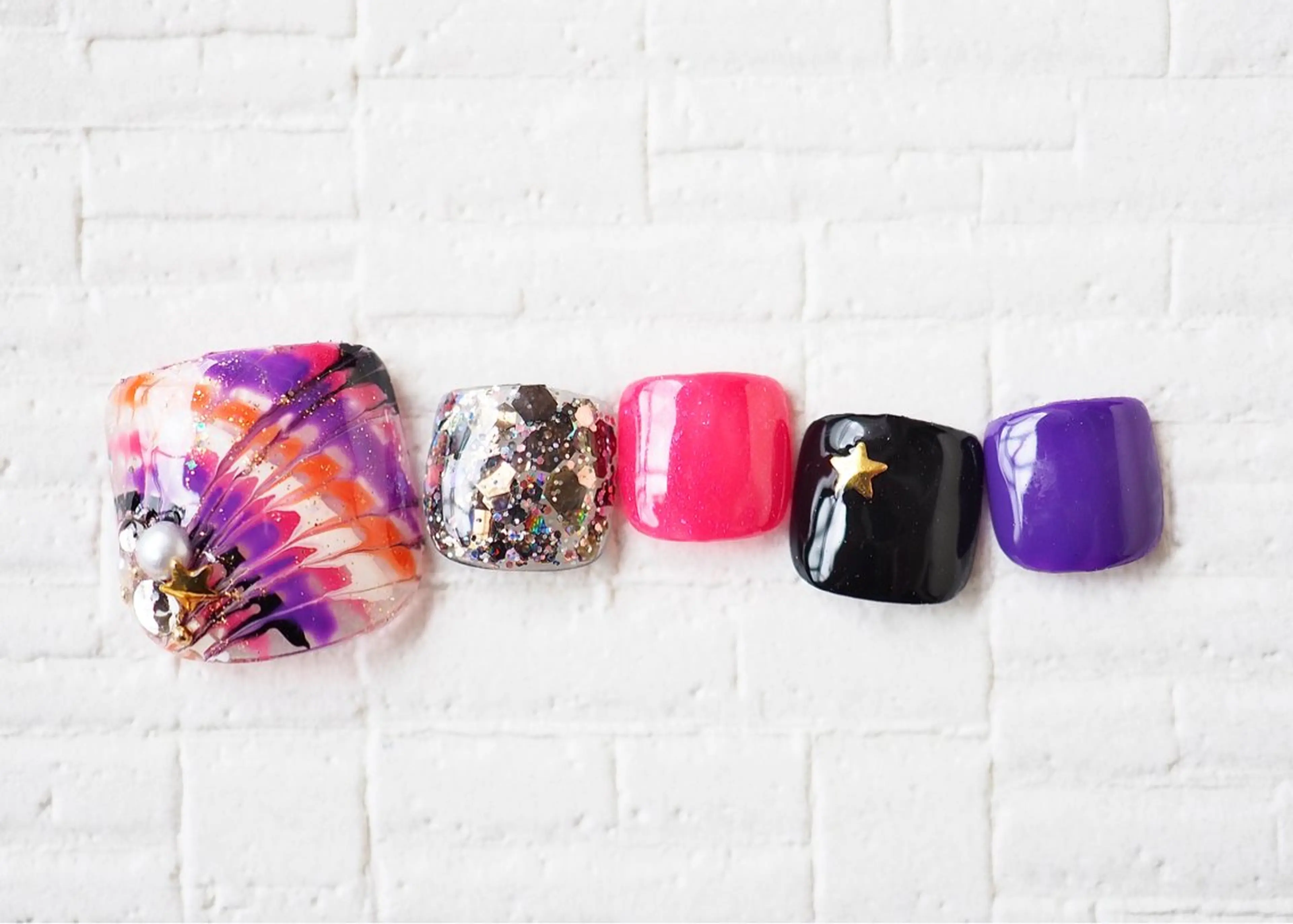 ネイル フットネイル トップネイリスト Ribbon立川店のネイルデザイン