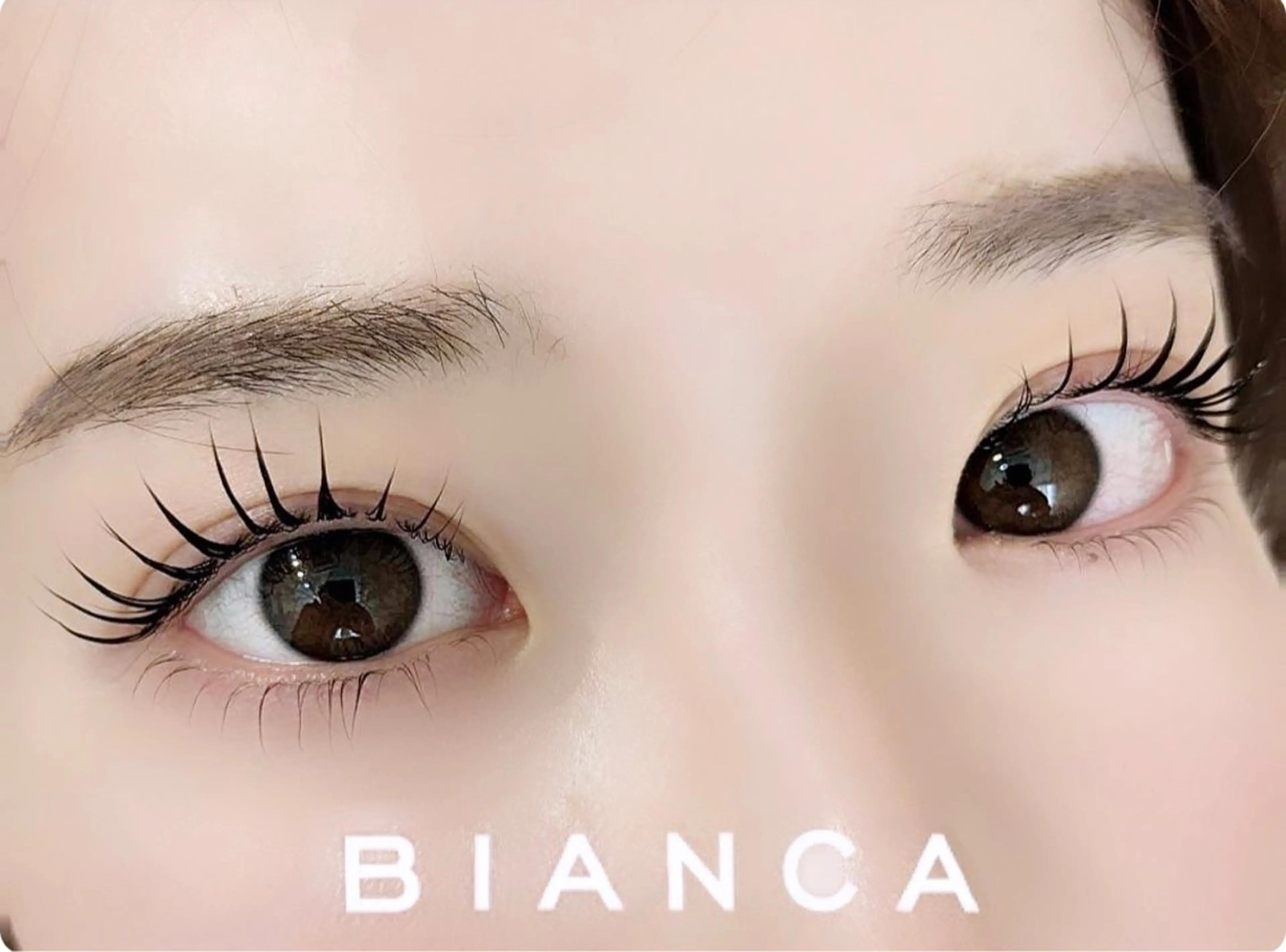 マツエク・マツパ 束感まつ毛 マツパ Bianca関内 YAGINUMA🩵のマツエク・マツパデザイン