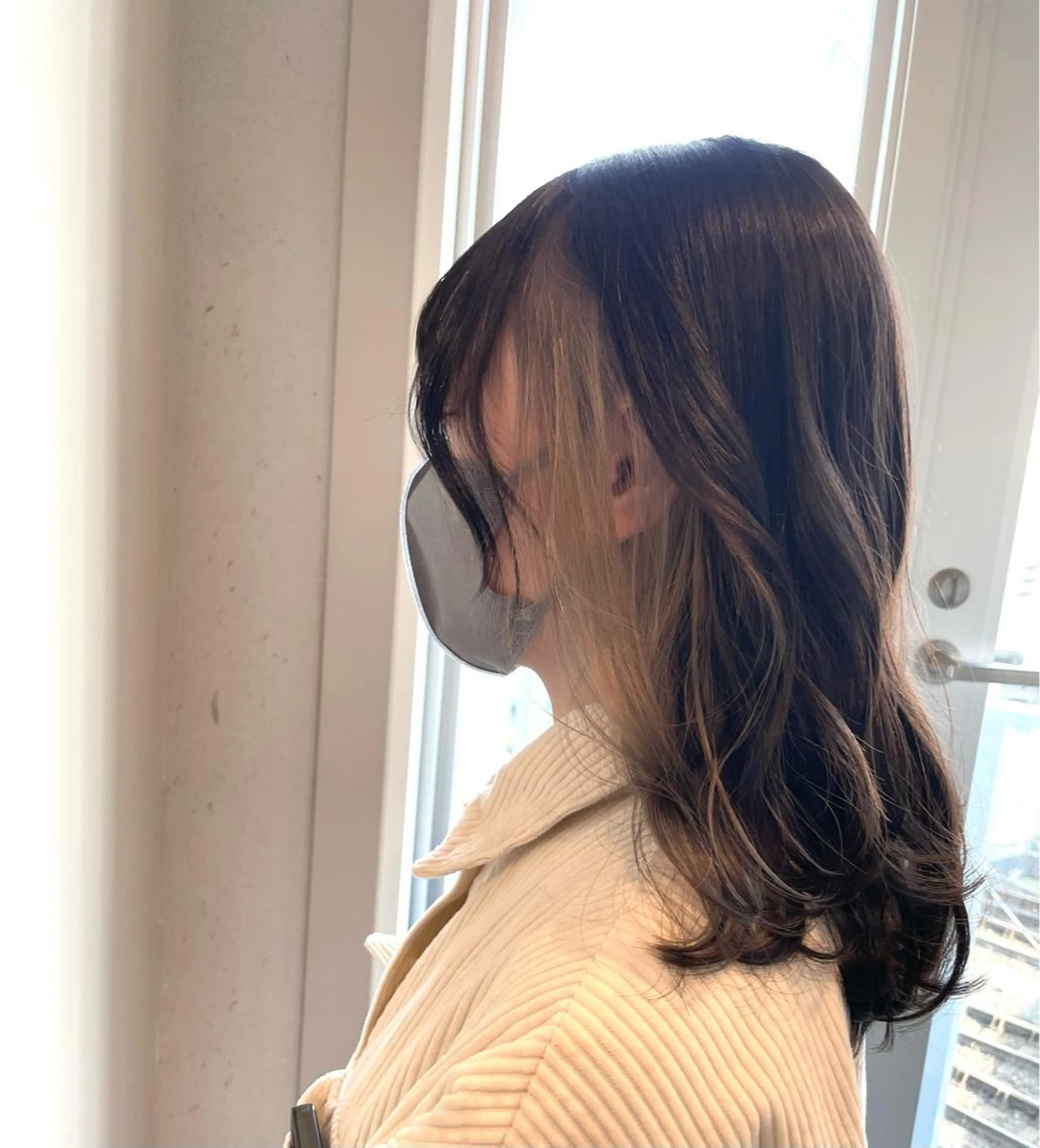 ミディアム カラー カット ヘアカラー トリートメント ✨髪質改善/ブリーチ /ショート高山のヘアスタイル