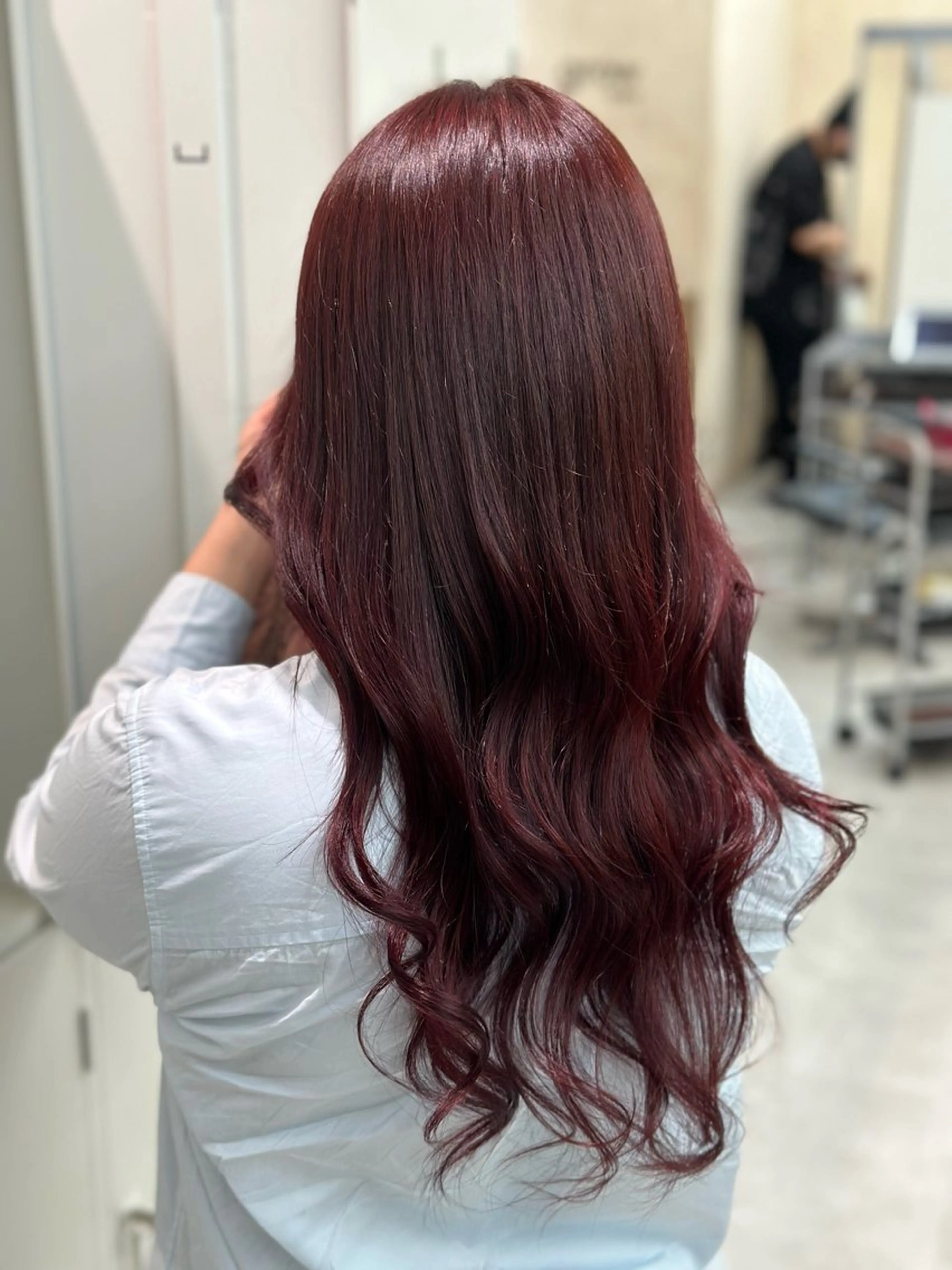 ロング カラー カット ヘアカラー トリートメント 🤍透明感カラー🤍 Moeのヘアスタイル