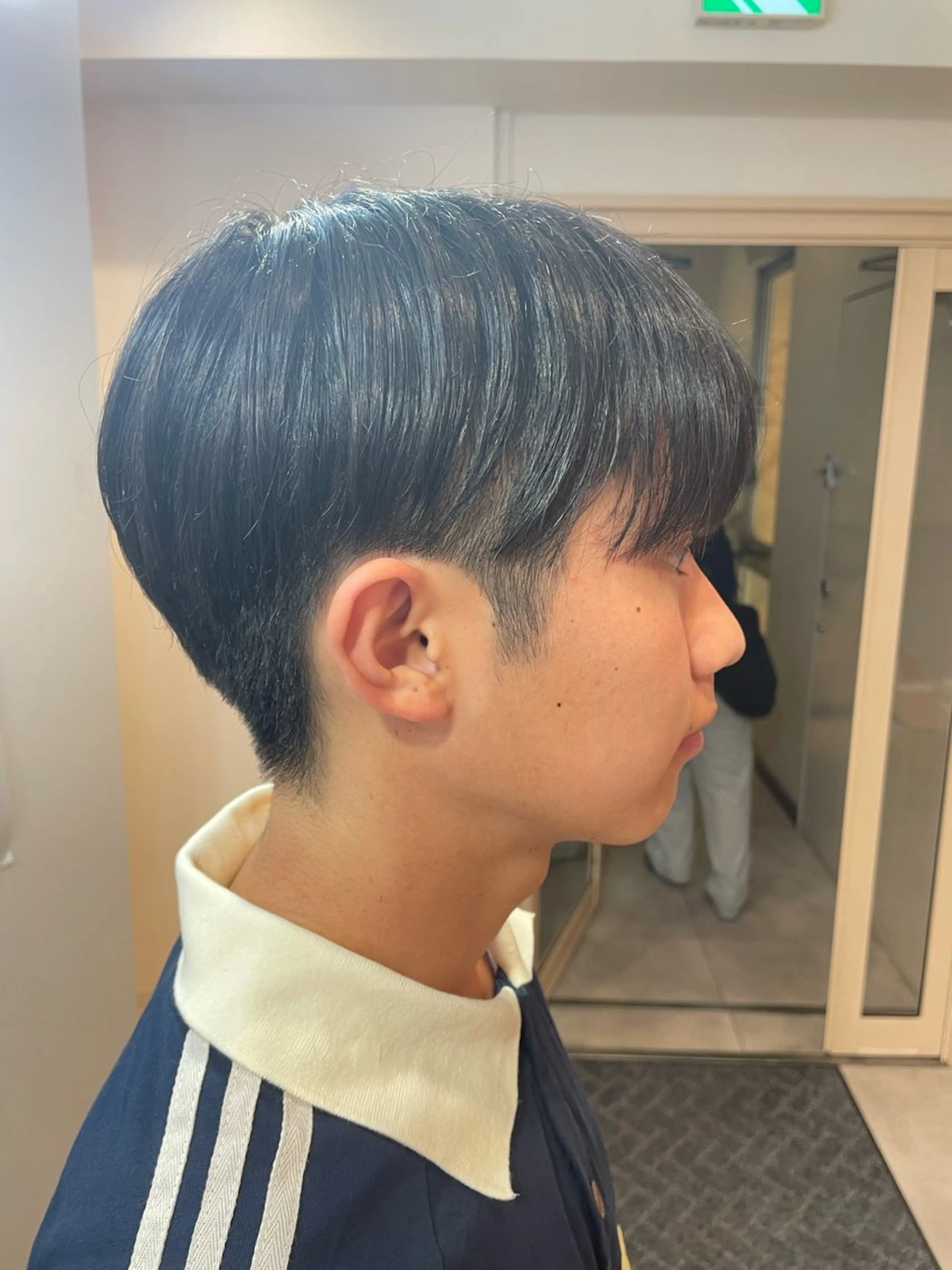 メンズ マッシュ シースルーマッシュ メンズカット/Un Fleur/田口流名のヘアスタイル