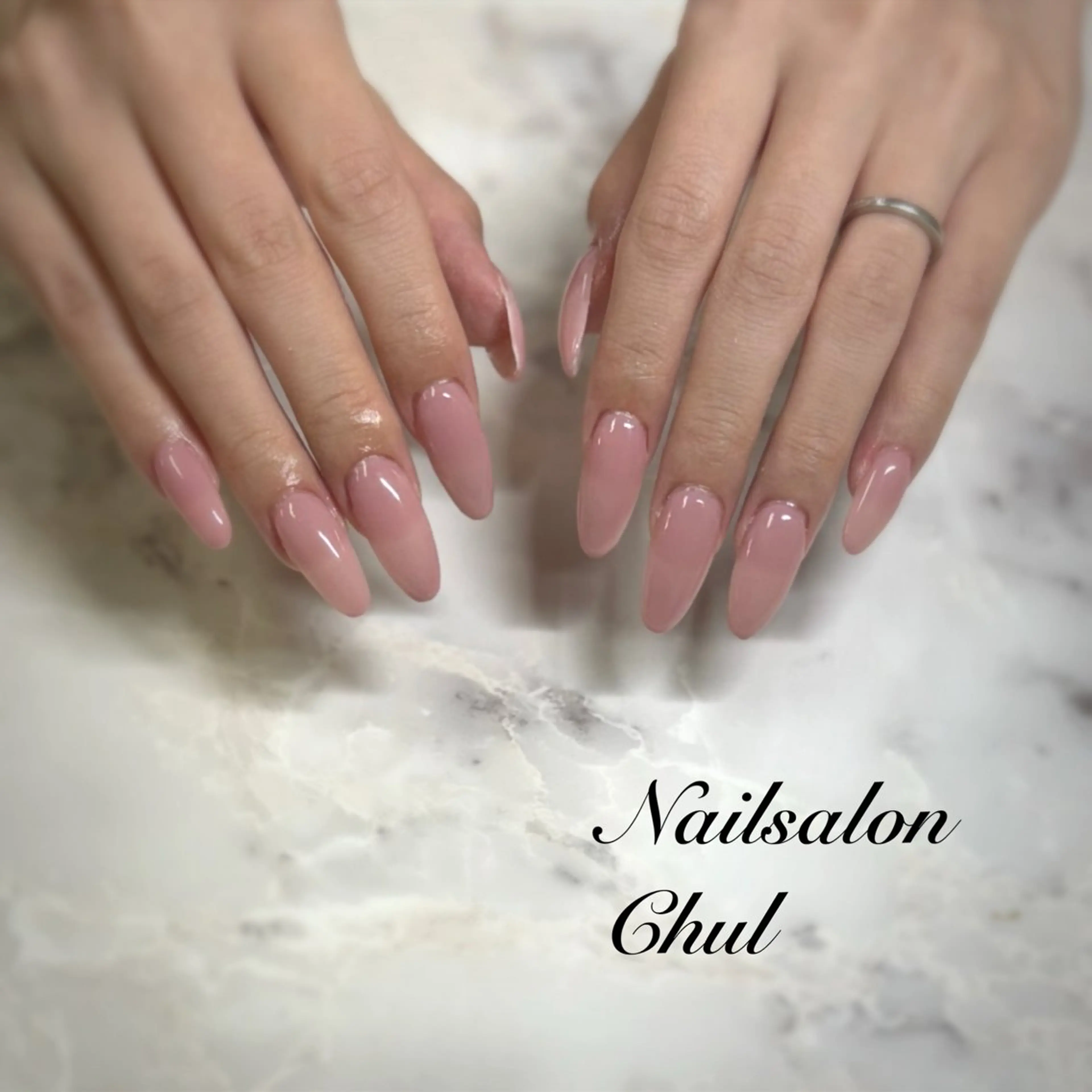 ネイル 長さ出し ネイルチップ ネイルサロン チュルのネイルデザイン