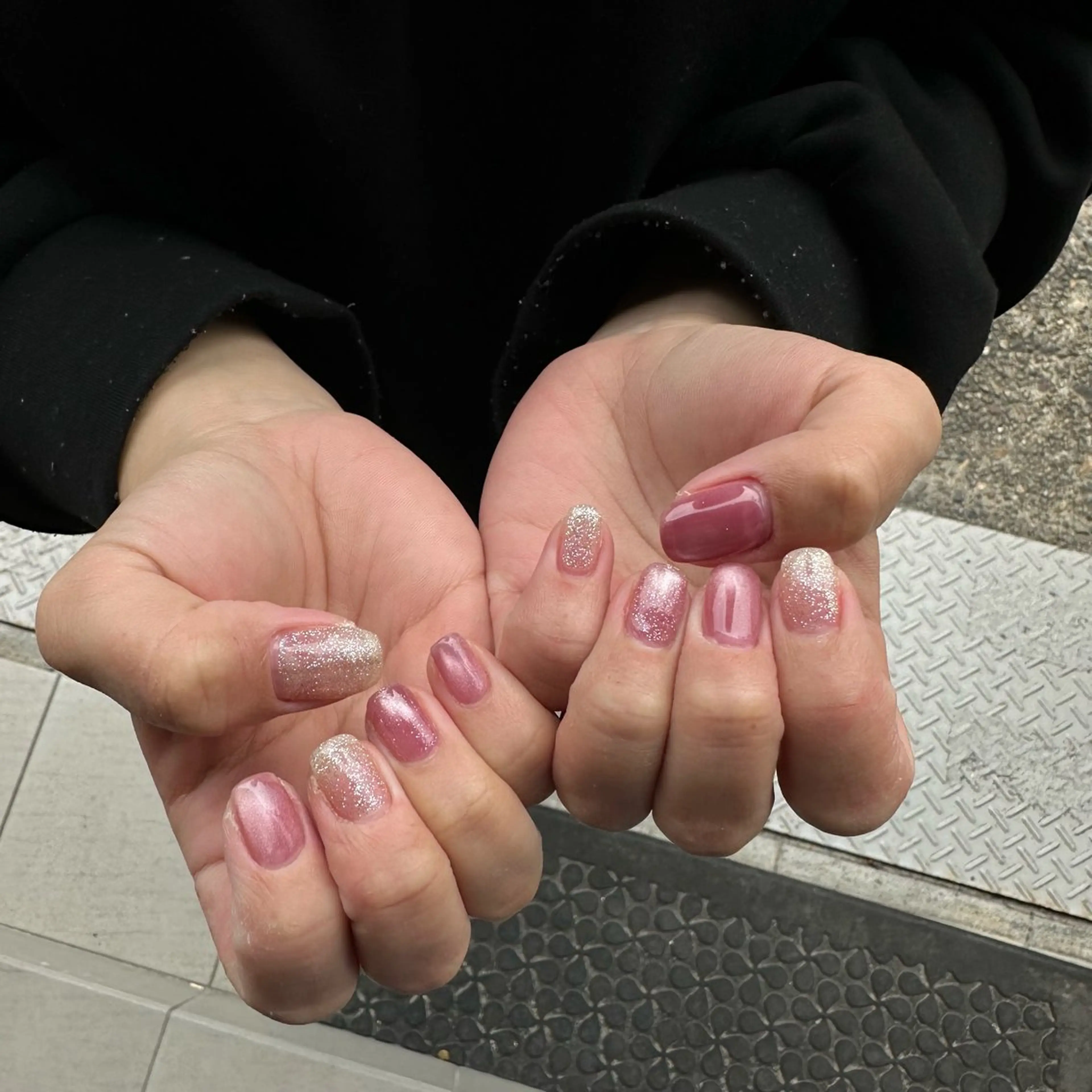 ネイル フラッシュネイル マグネットネイル ハンドネイル addition スタッフ　Maikoのネイルデザイン