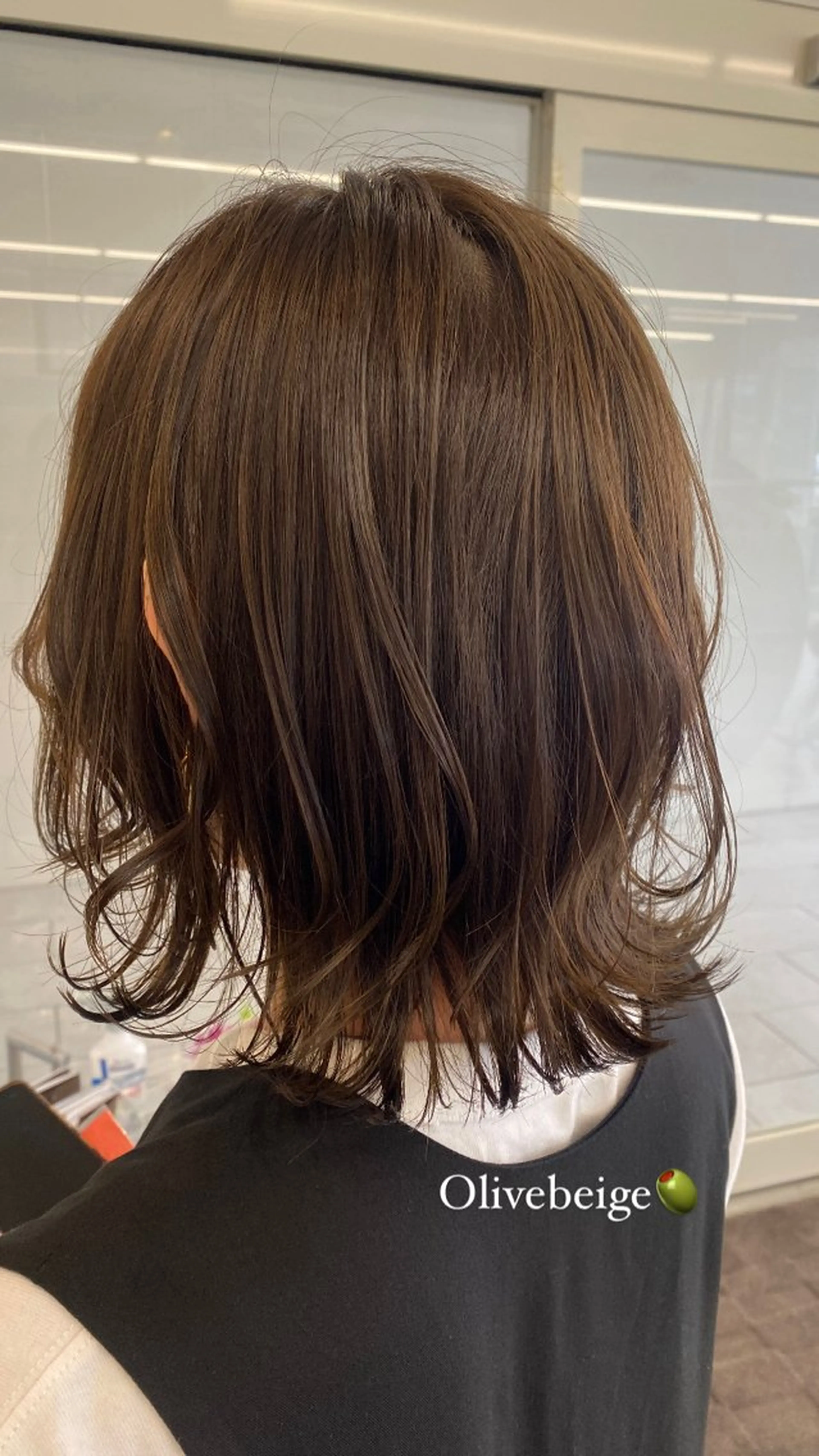 ミディアム カット ヘアカラー トリートメント 🫧暖色系カ ラー/斎藤奈々🫧のヘアスタイル