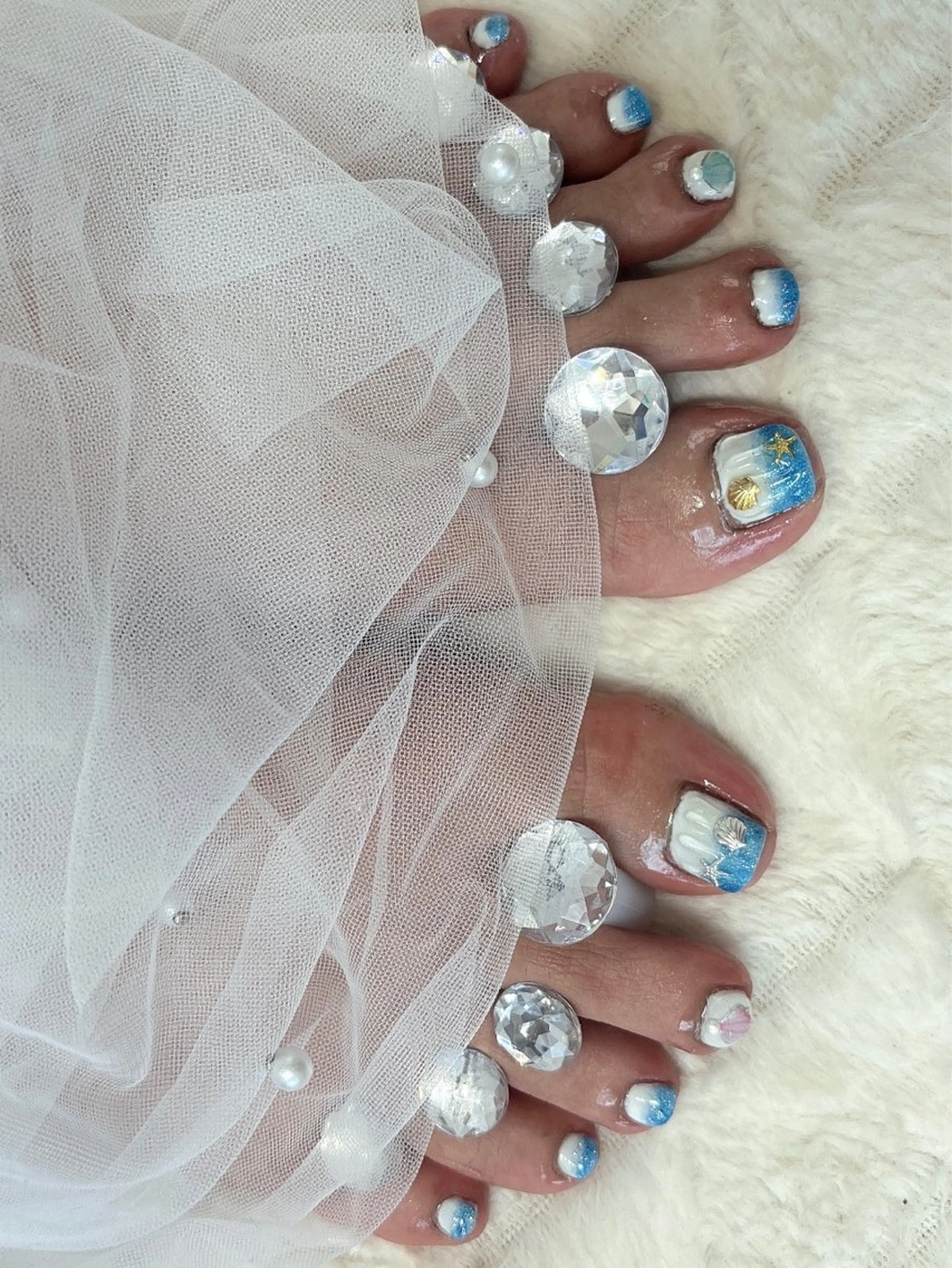 ネイル フットネイル nail salon はるりのネイルデザイン