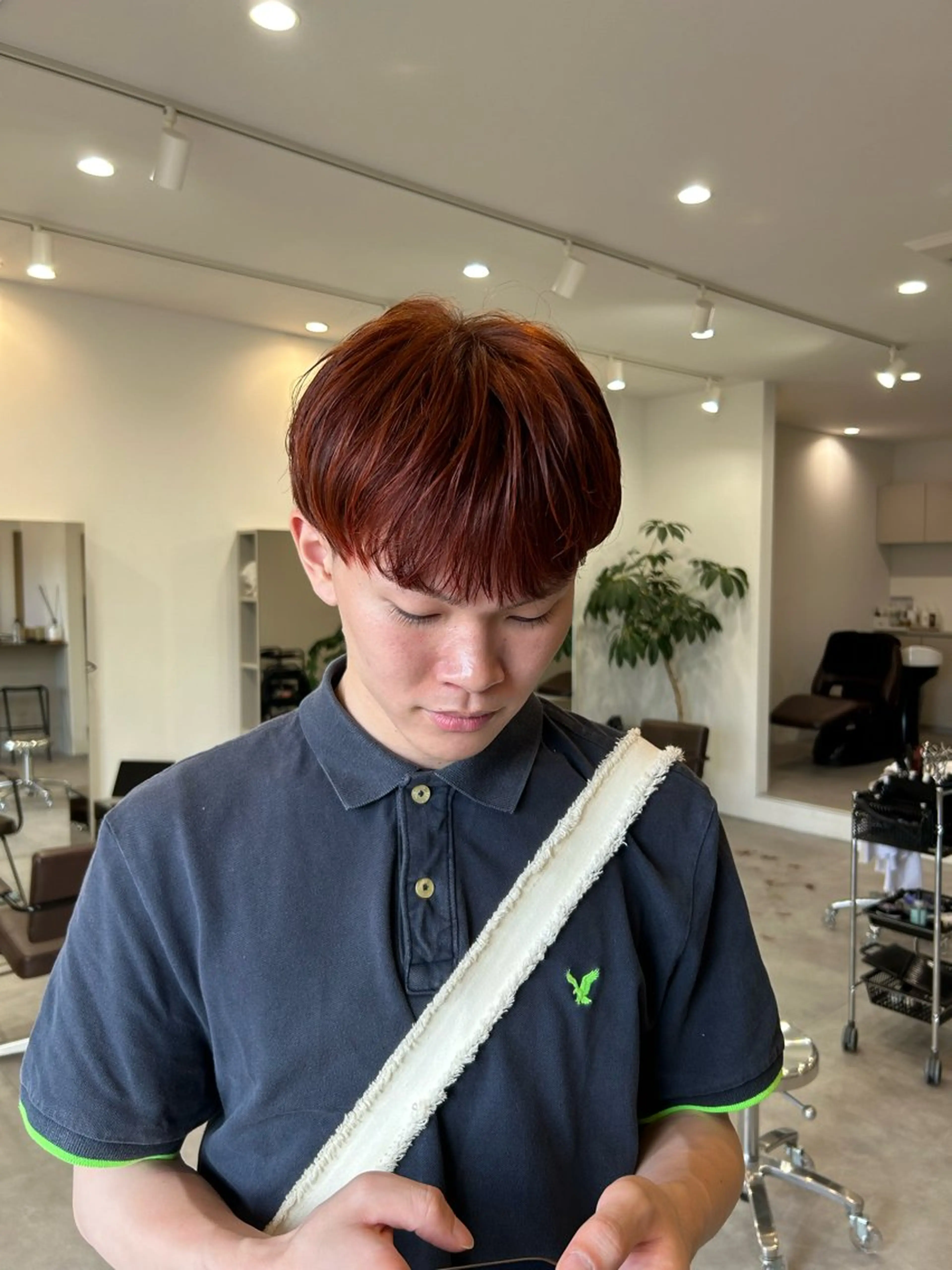 メンズ カット ヘアカラー YUEN イシイ アミのヘアスタイル