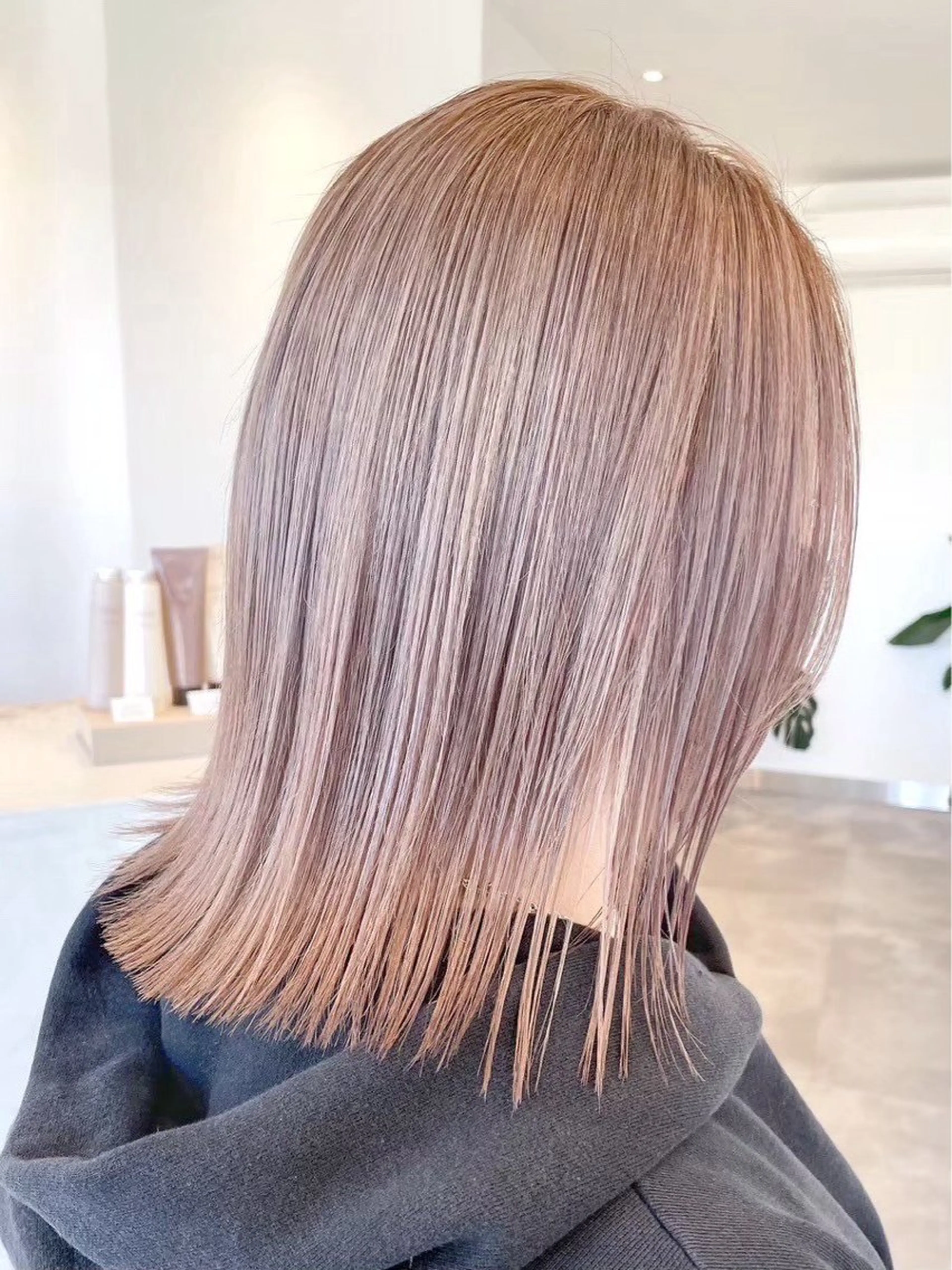 ミディアム ヘアカラー トリートメント 暖色カラー🎀 Kanon♡のヘアスタイル