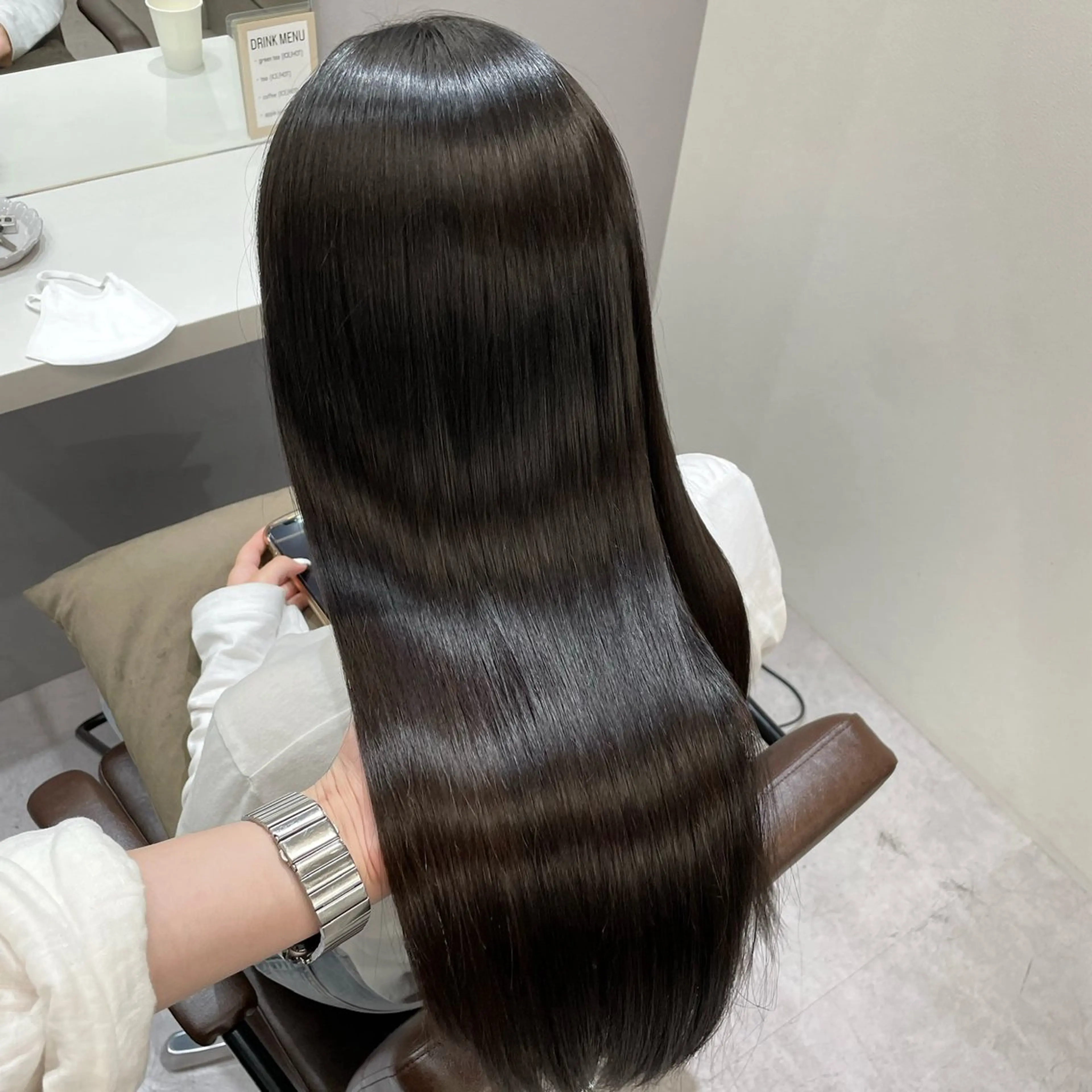 ロング 髪質改善×縮毛矯正 Core梅田　片山のヘアスタイル