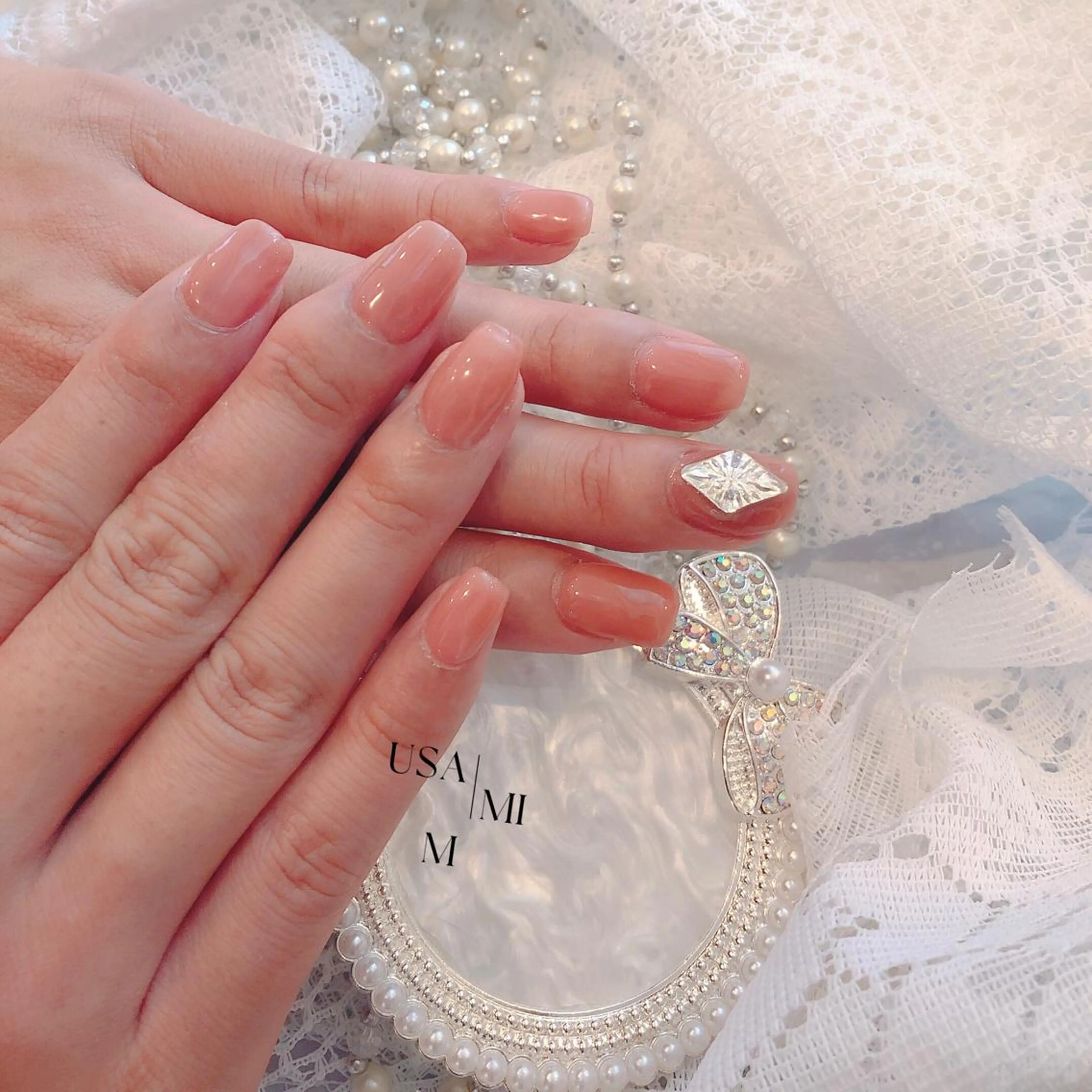 ネイル ハンドネイル 💕🐰うさみみ🐰 💕のネイルデザイン