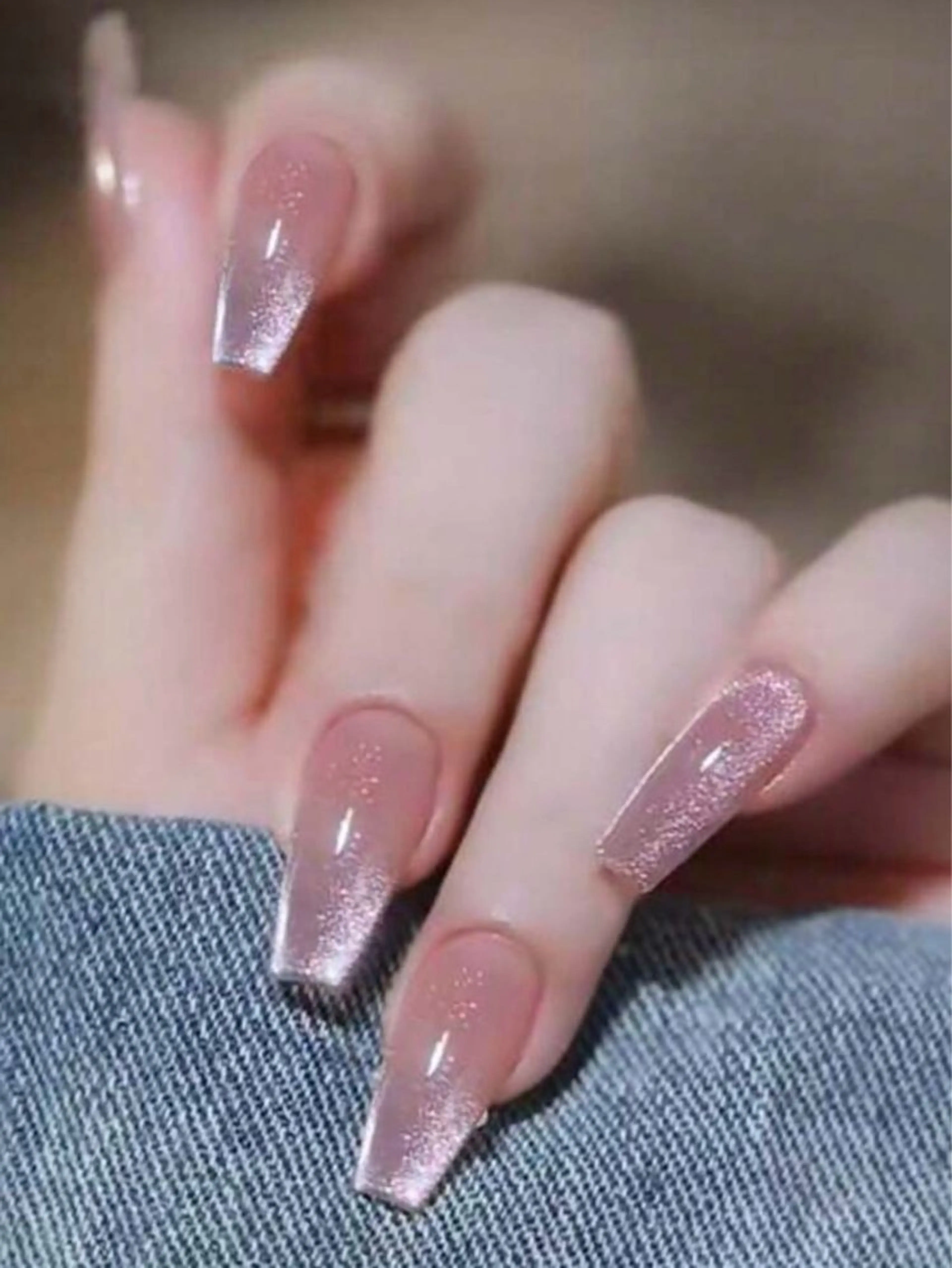 ネイルチップ長さ出し10本＋マグネット🧲orフラッシュorミラの写真