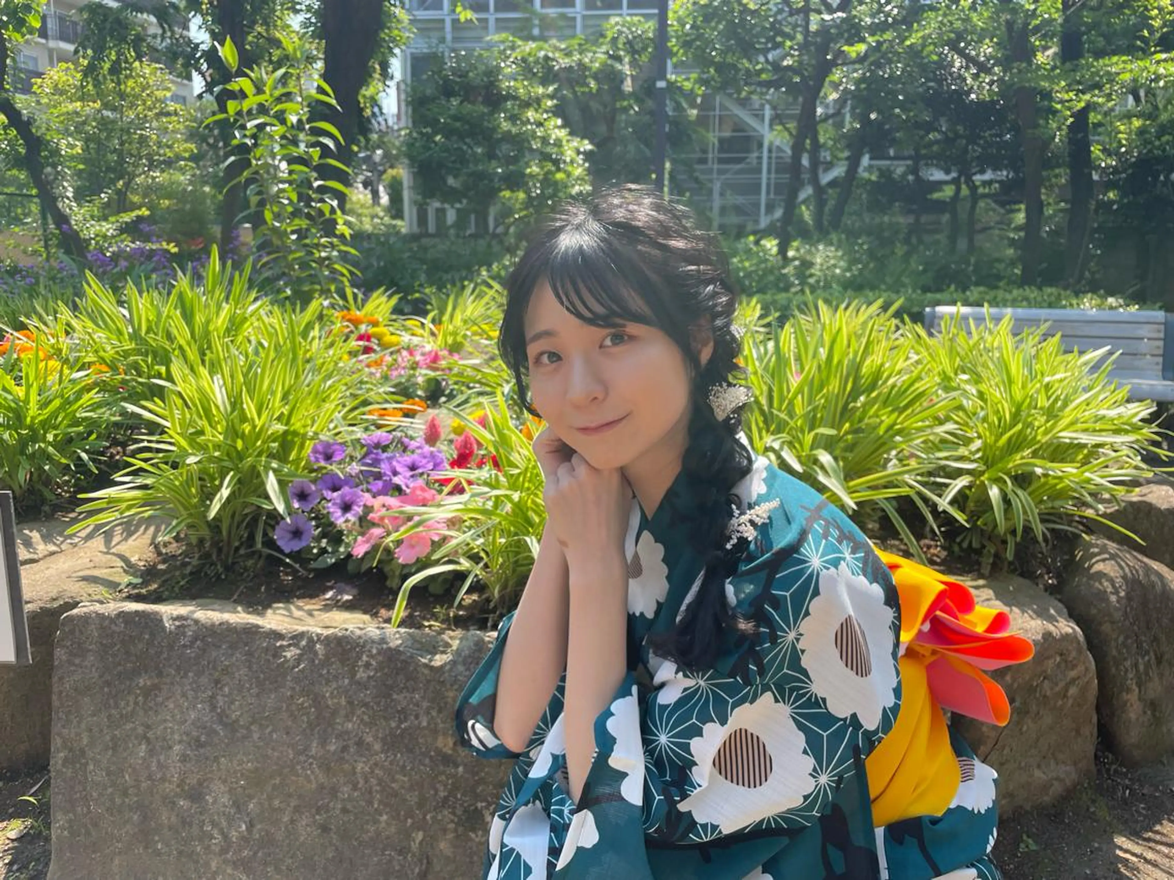 ヘアアレンジ デート 浴衣 ヘアセット 浴衣・ライブヘア♡ ゆいなのヘアスタイル