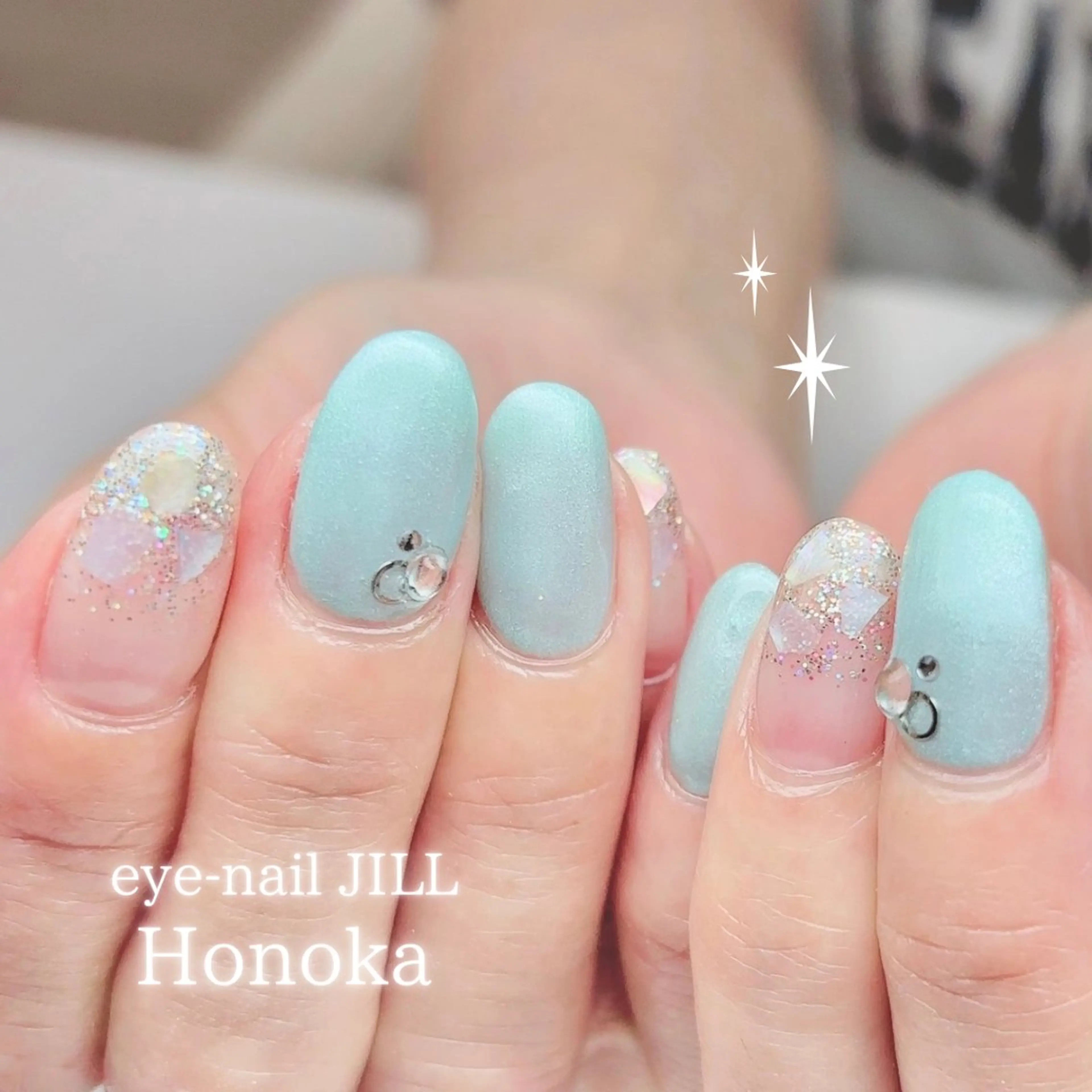 ネイル 夏ネイル ハンドネイル JILL Honokaのネイルデザイン