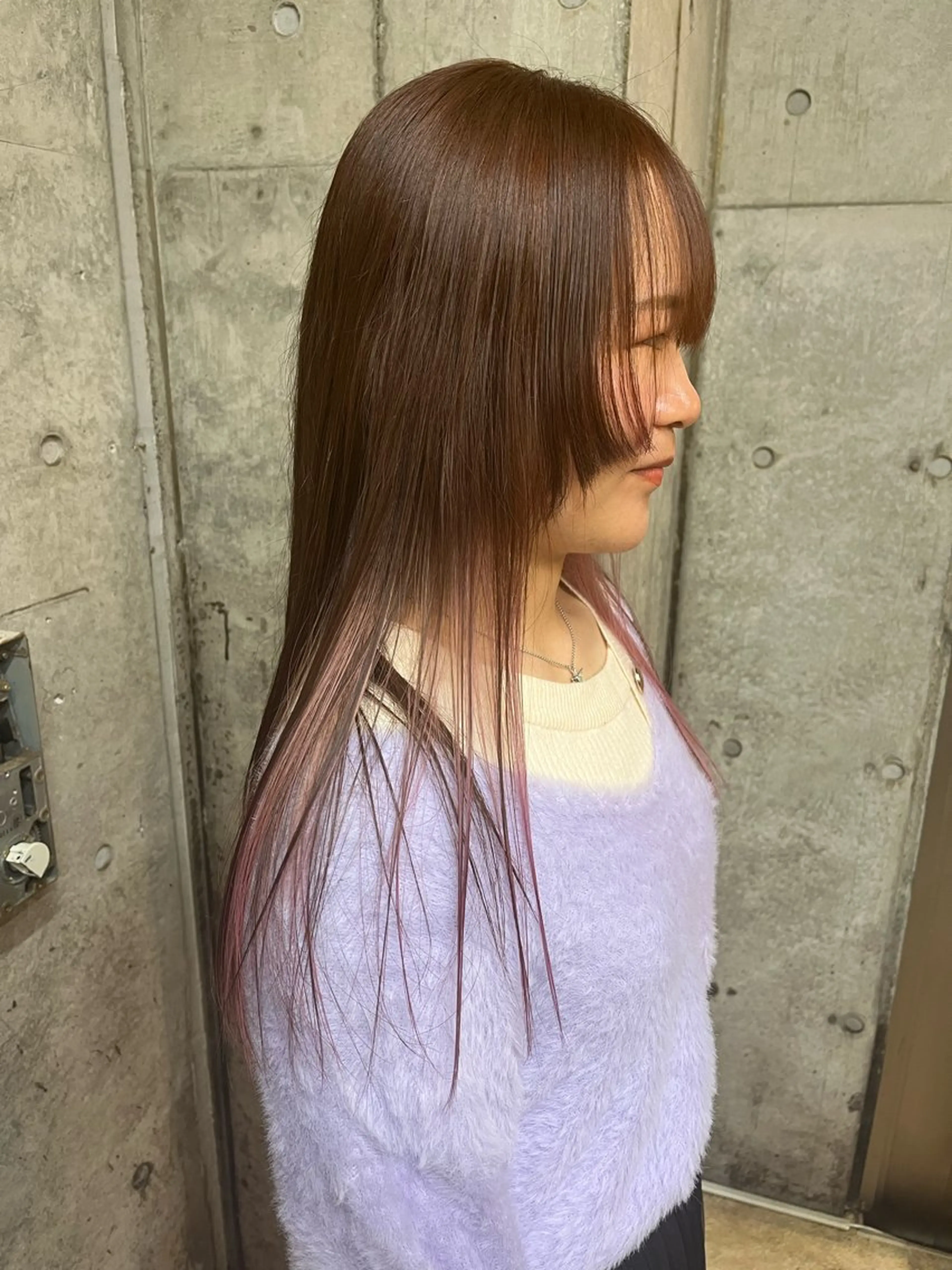 ロング カラー 🌱ぱっつとボブカ ット🌱/Ryotaのヘアスタイル