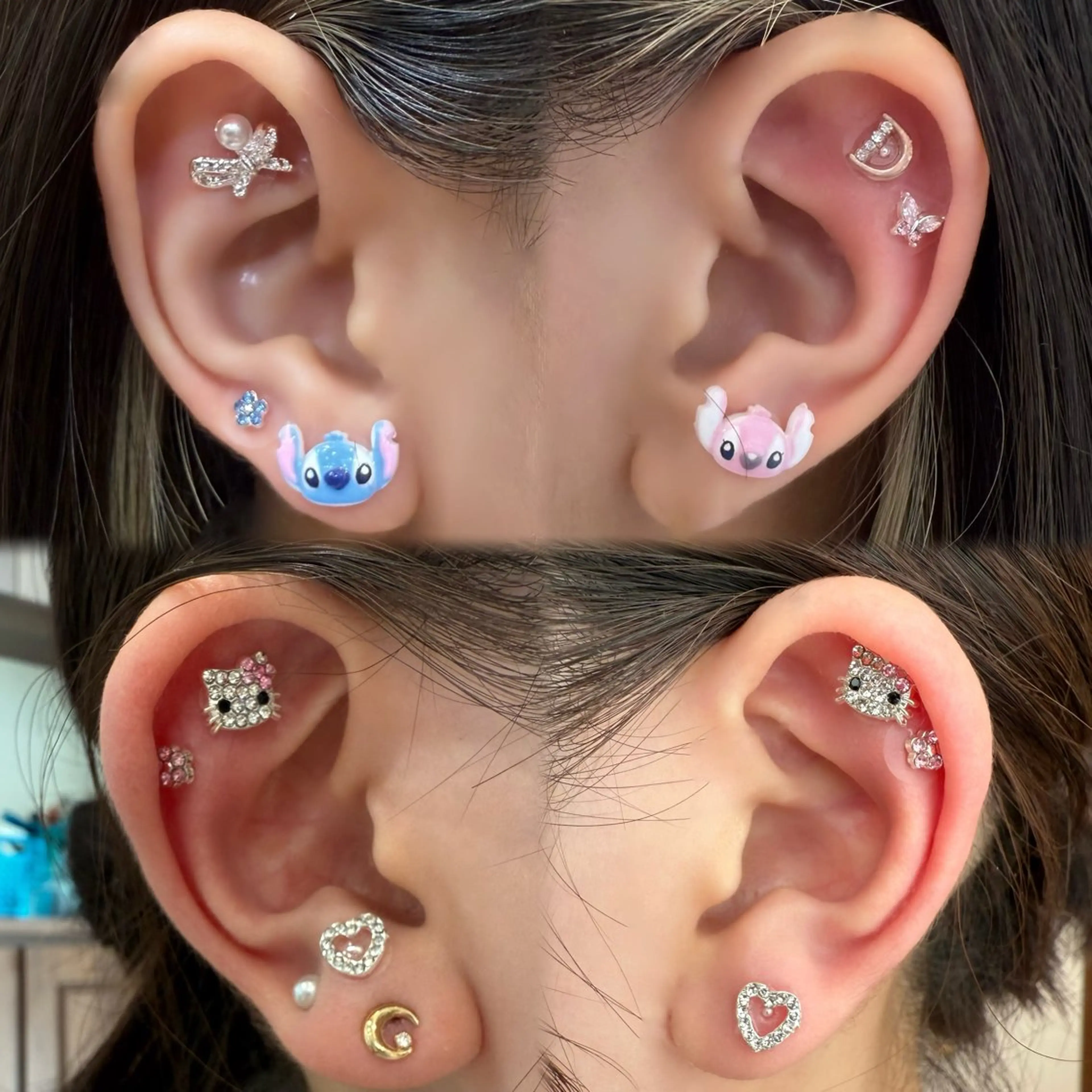 まずはお試し❣️耳つぼジュエリー👂🏻💎 6粒(片耳3粒)の写真