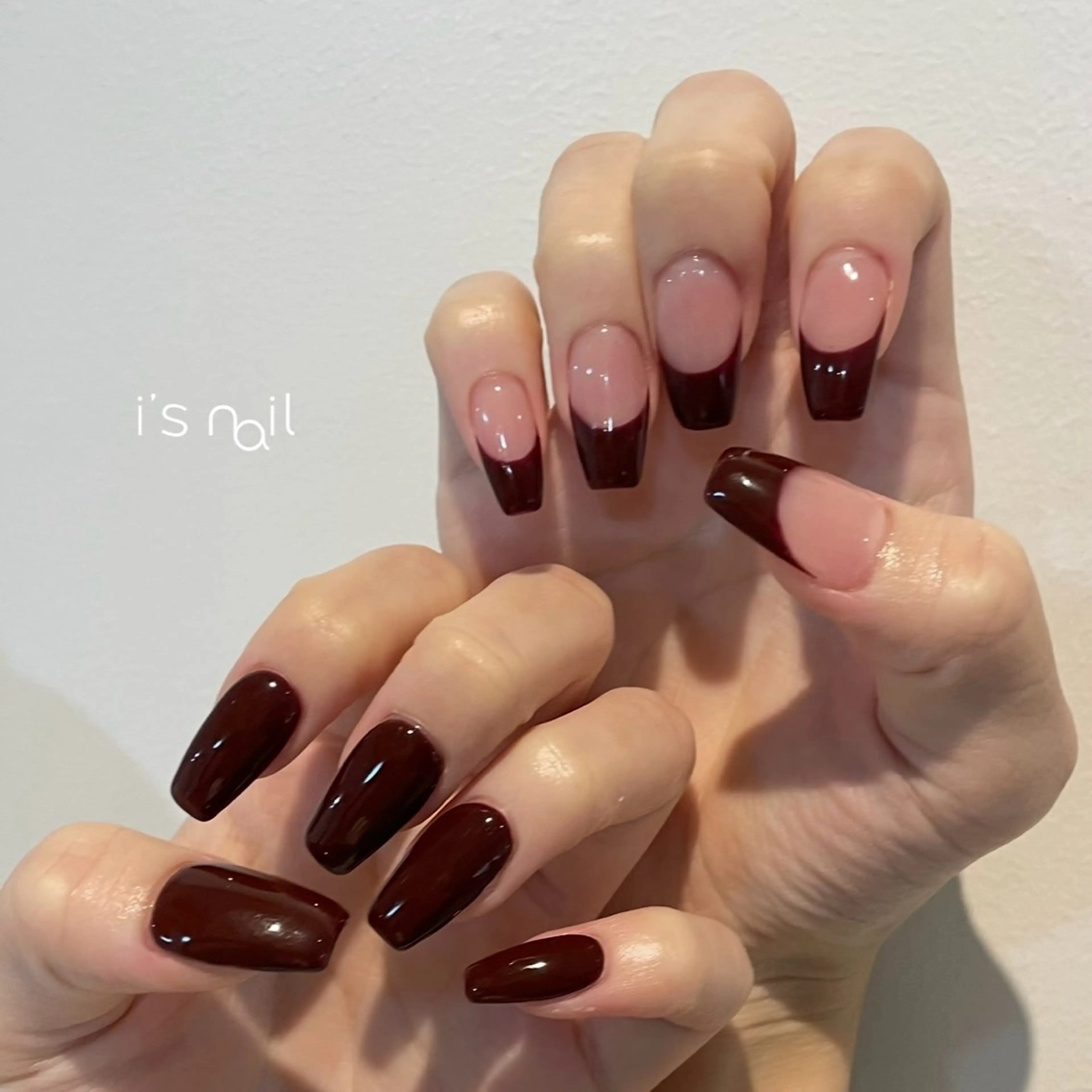 ネイル フレンチネイル ワンカラーネイル i's nail 〈アイズネイル〉のネイルデザイン