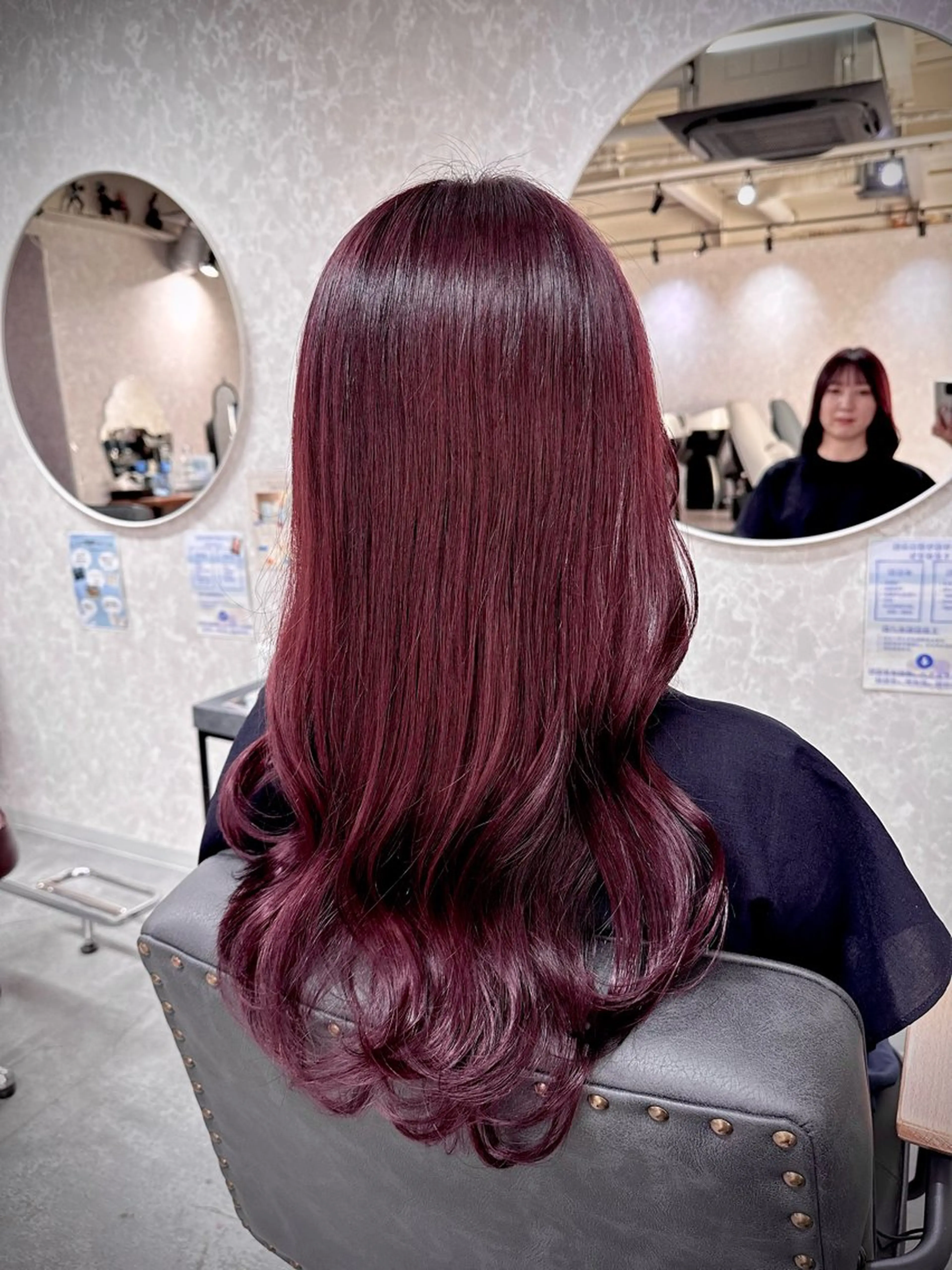 ロング 横田 ひかるのヘアスタイル