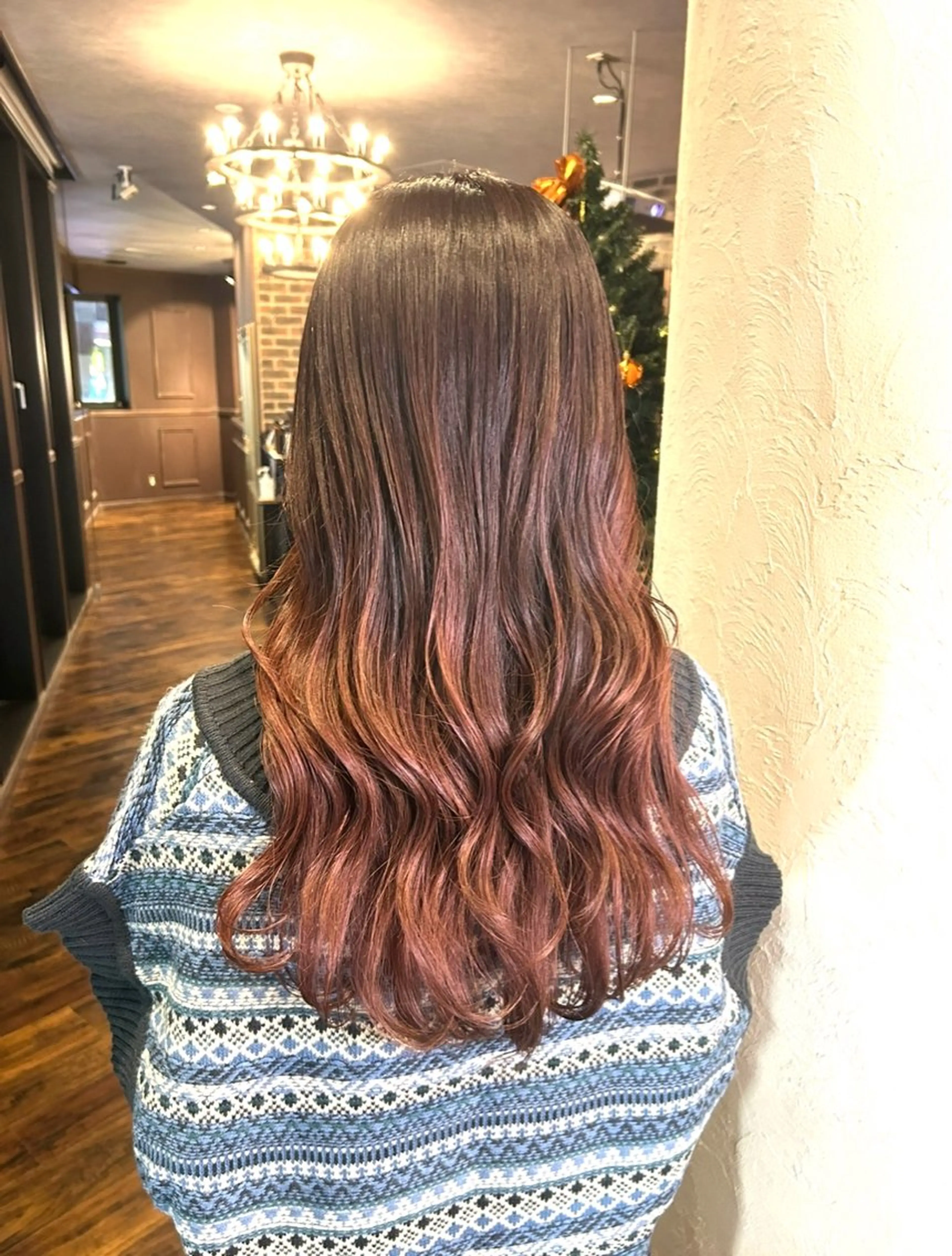 セミロング カラー カット ヘアカラー トリートメント Rina 🫧のヘアスタイル